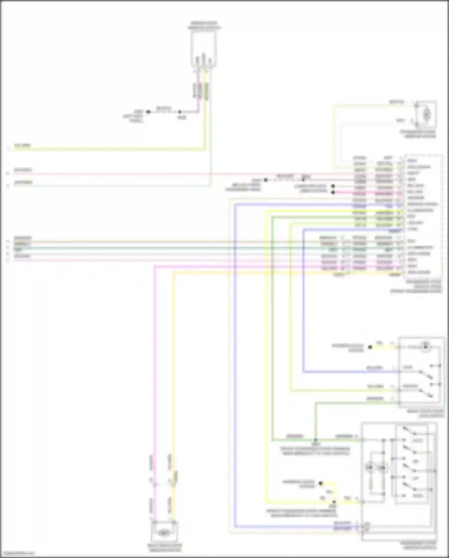 Corsair Lincoln I (2019-2024): Power windows circuit (2 of 2)