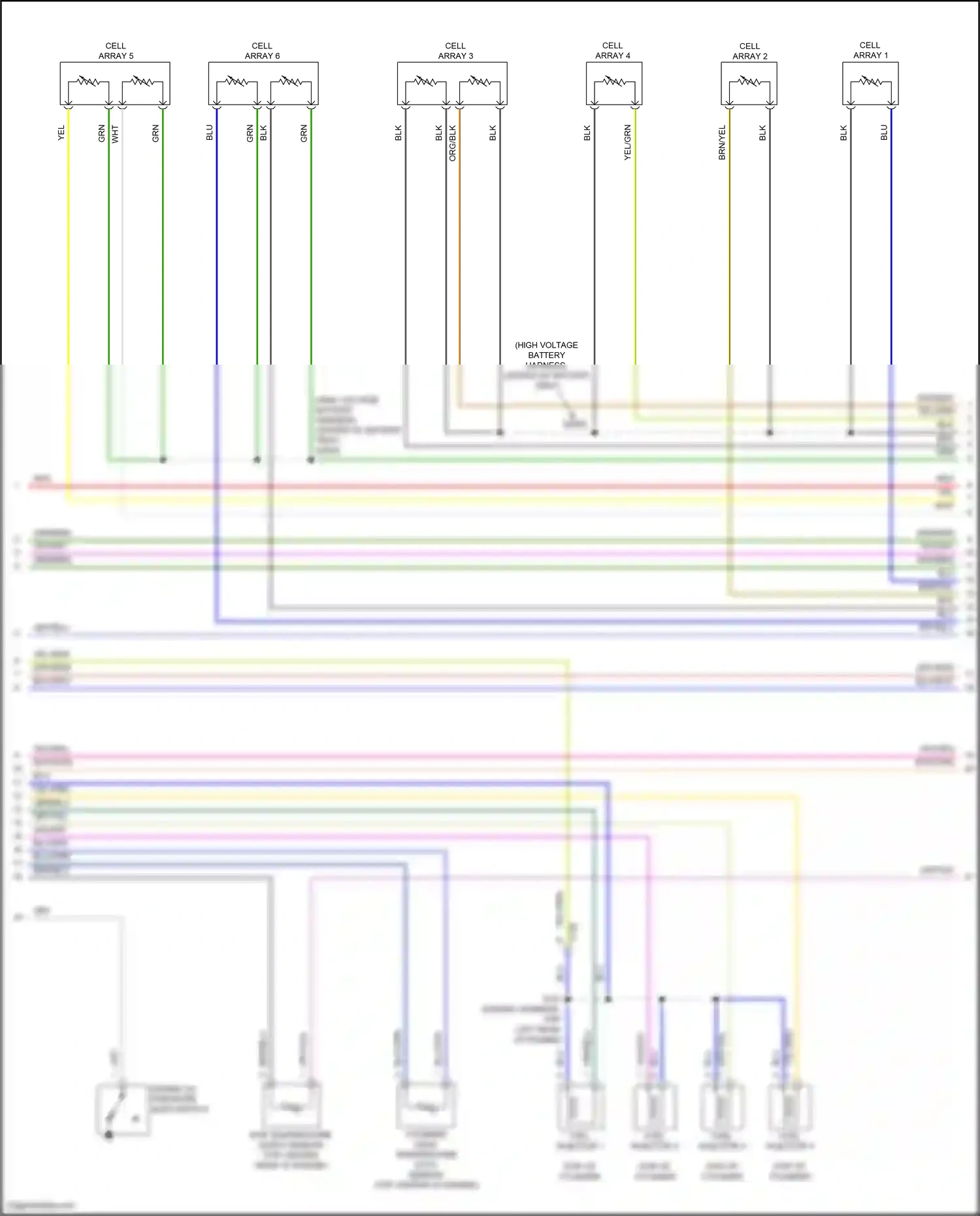 Lincoln Corsair I (2019-2024) cell array 2 wiring diagram  (1 of 1)