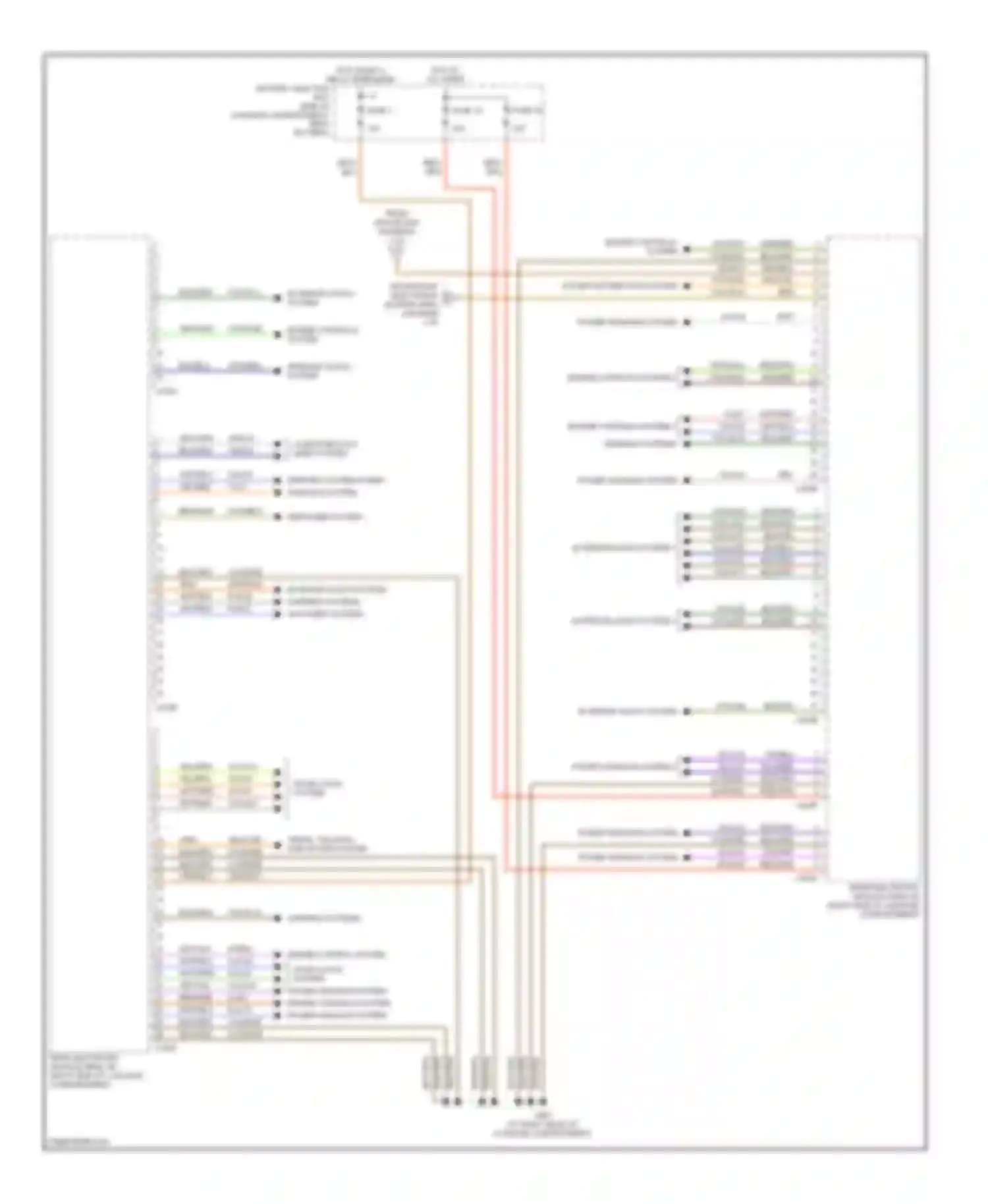 LS Lincoln I facelift (2003-2006): Body control modules circuit (2 of 2)
