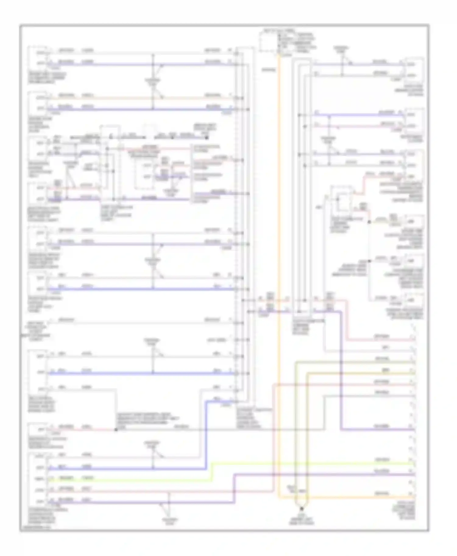 LS Lincoln I facelift (2003-2006): Computer data lines circuit