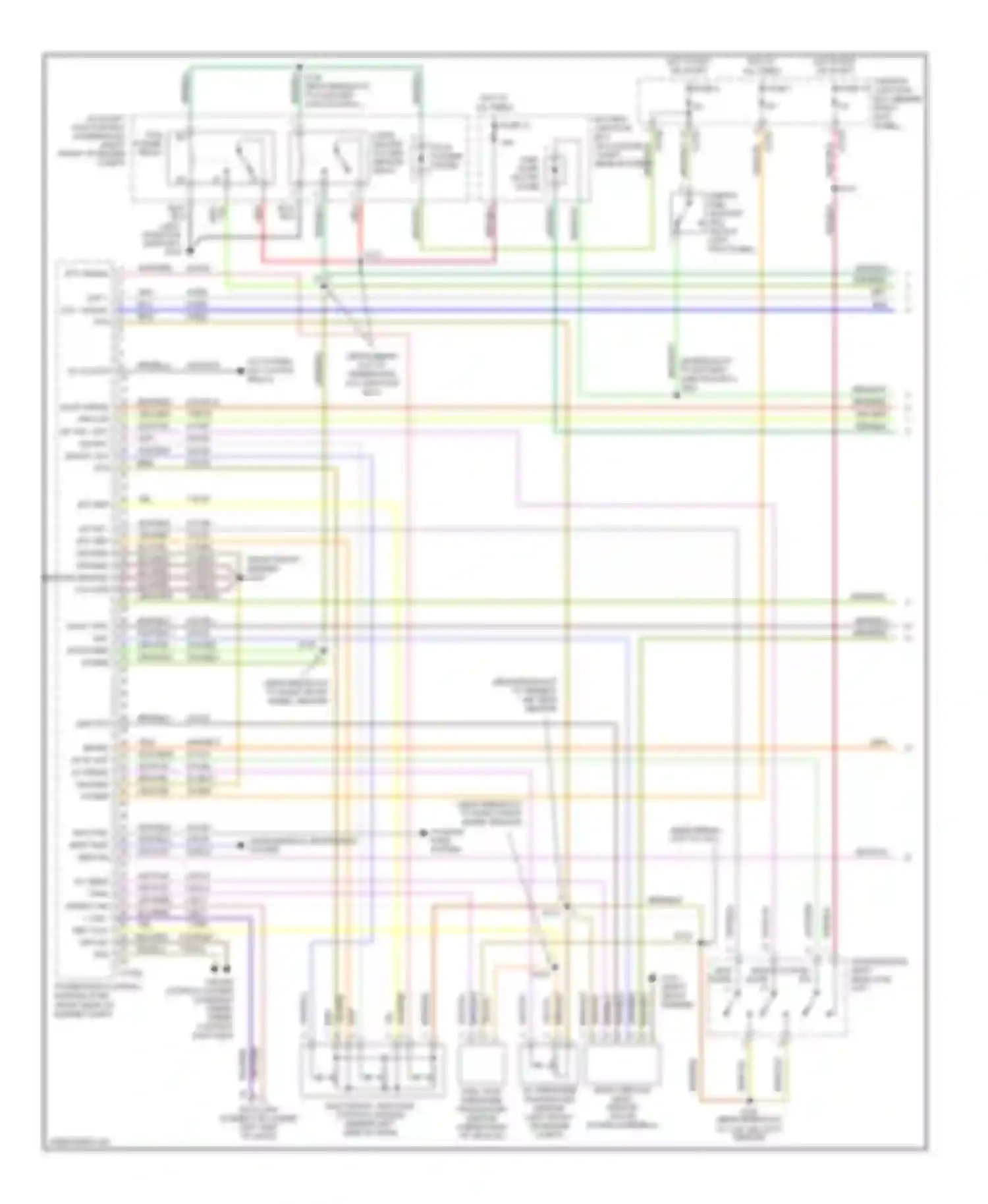 LS Lincoln I facelift (2003-2006): Wiring diagram engine performance 3.0l (1 of 4)