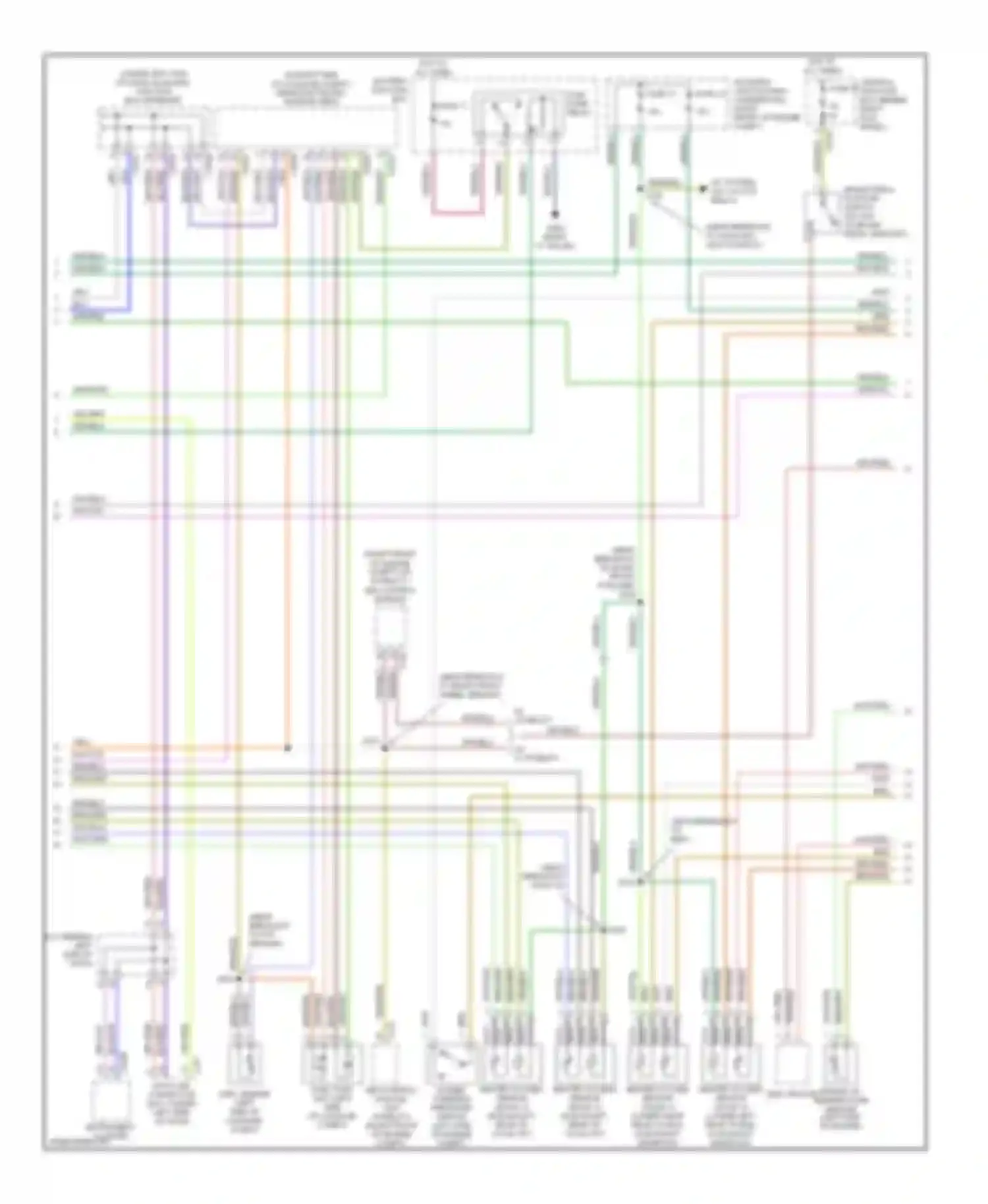 LS Lincoln I facelift (2003-2006): Wiring diagram engine performance 3.0l (3 of 4)