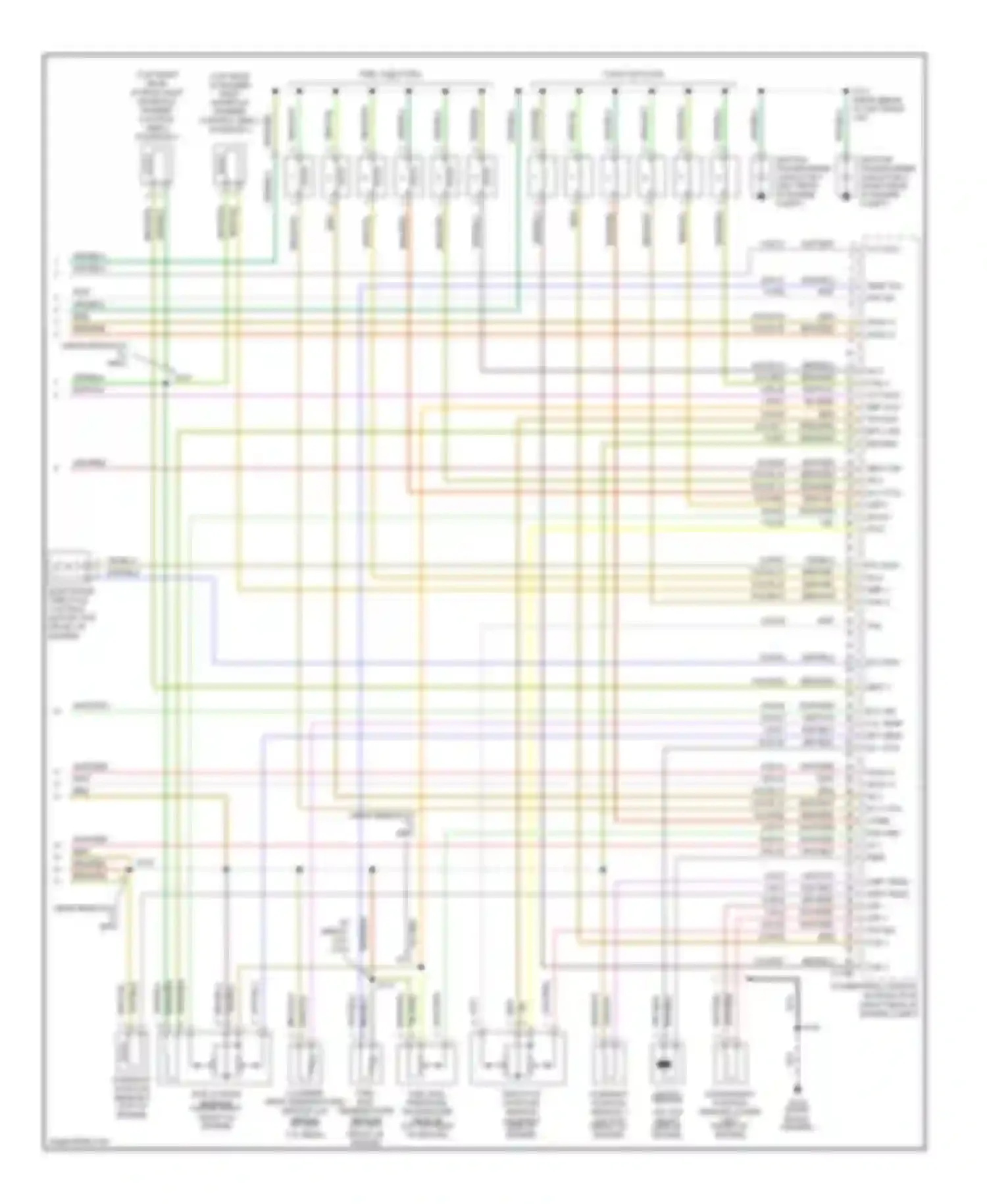 LS Lincoln I facelift (2003-2006): Wiring diagram engine performance 3.0l (4 of 4)