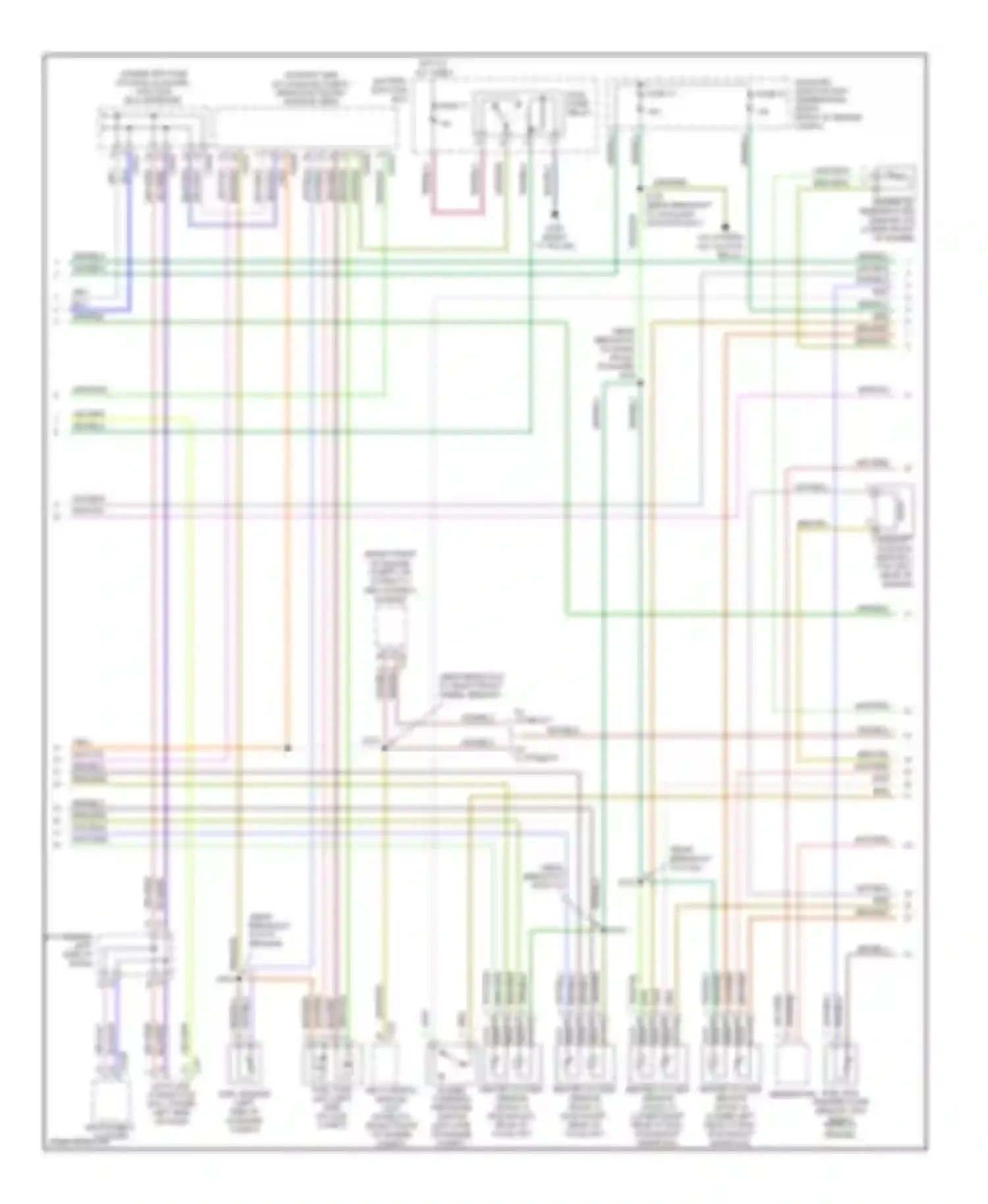 LS Lincoln I facelift (2003-2006): Wiring diagram engine performance 3.9l (3 of 4)