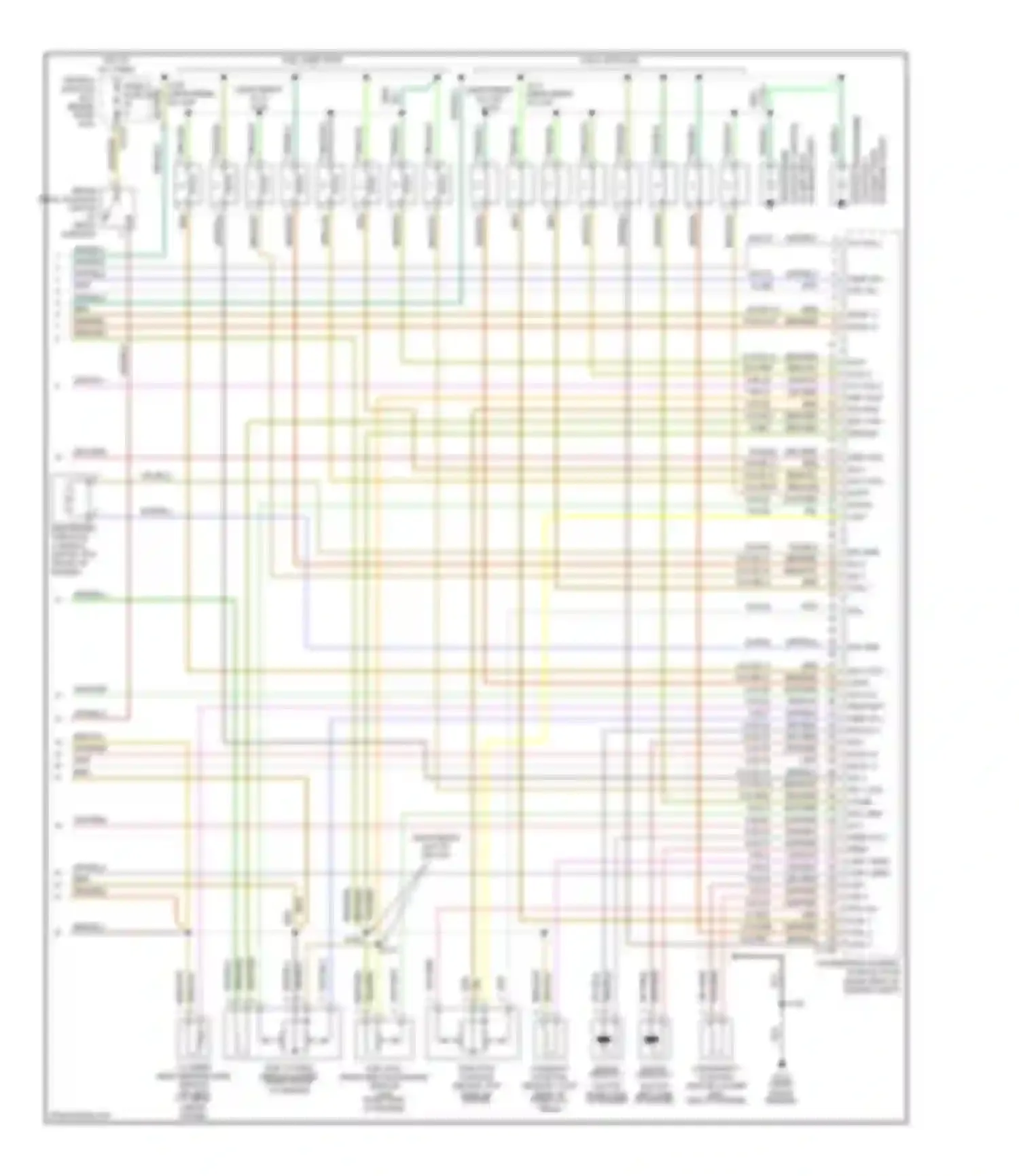 LS Lincoln I facelift (2003-2006): Wiring diagram engine performance 3.9l (4 of 4)