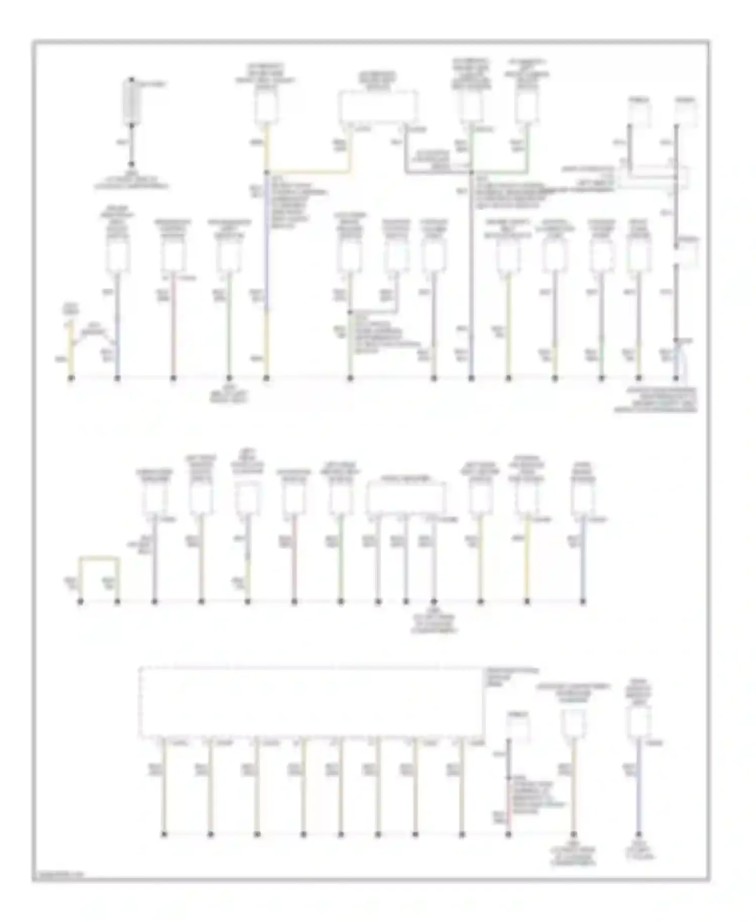 LS Lincoln I facelift (2003-2006): Ground distribution circuit (3 of 3)