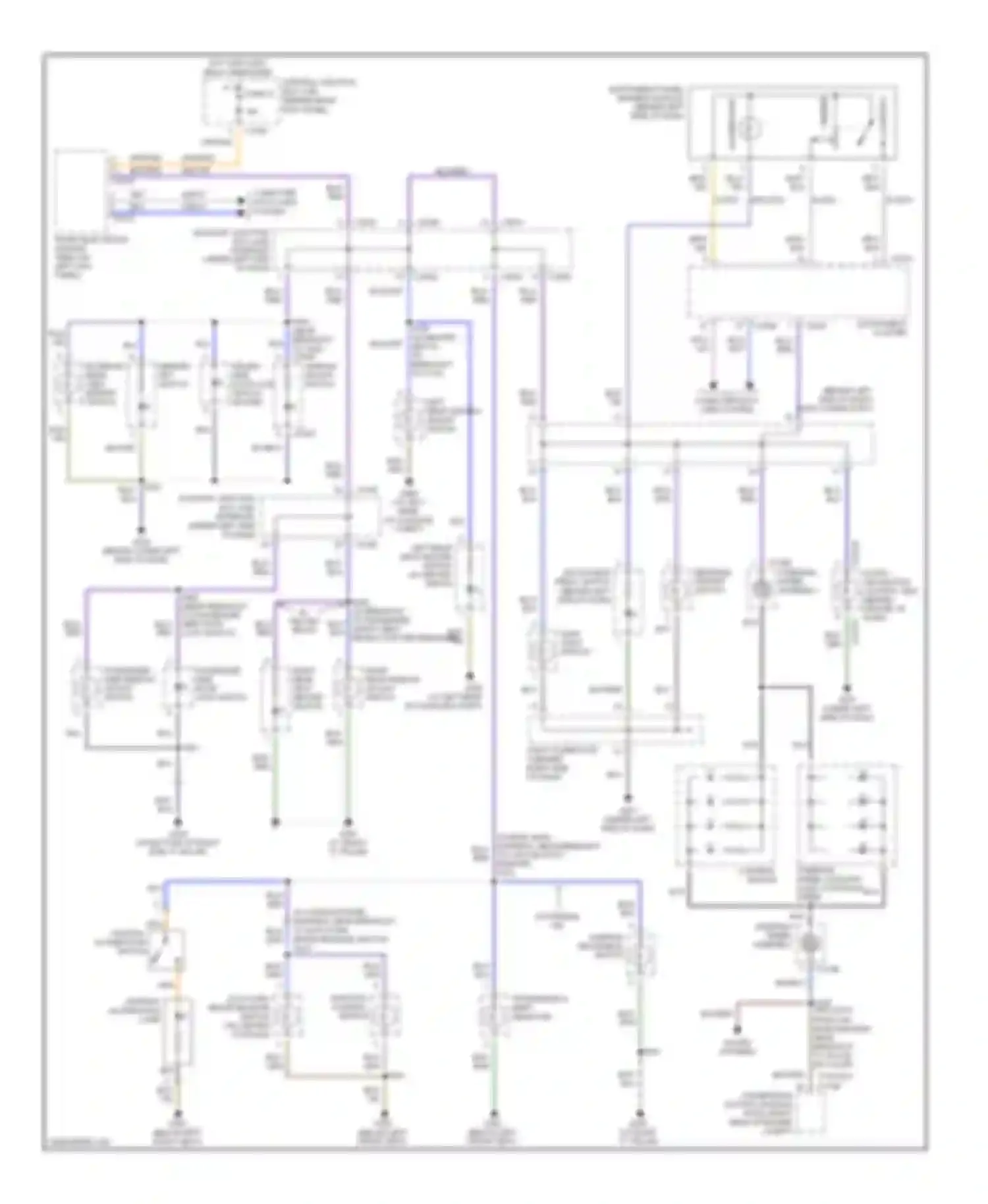 LS Lincoln I facelift (2003-2006): Instrument illumination circuit