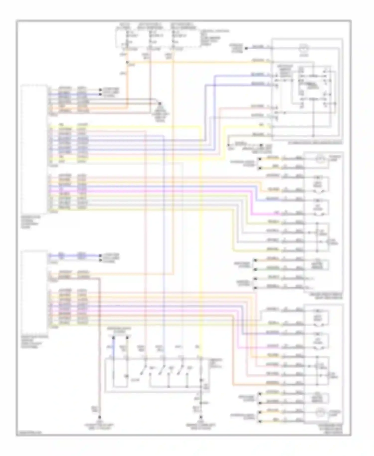 LS Lincoln I facelift (2003-2006): Memory mirrors circuit
