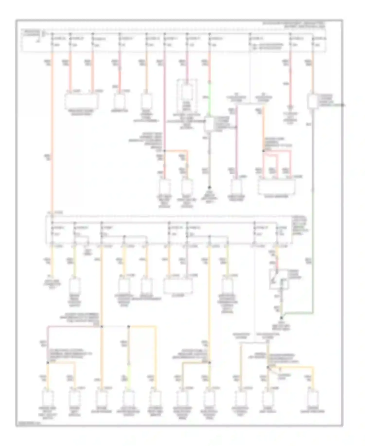 LS Lincoln I facelift (2003-2006): Power distribution circuit (3 of 5)