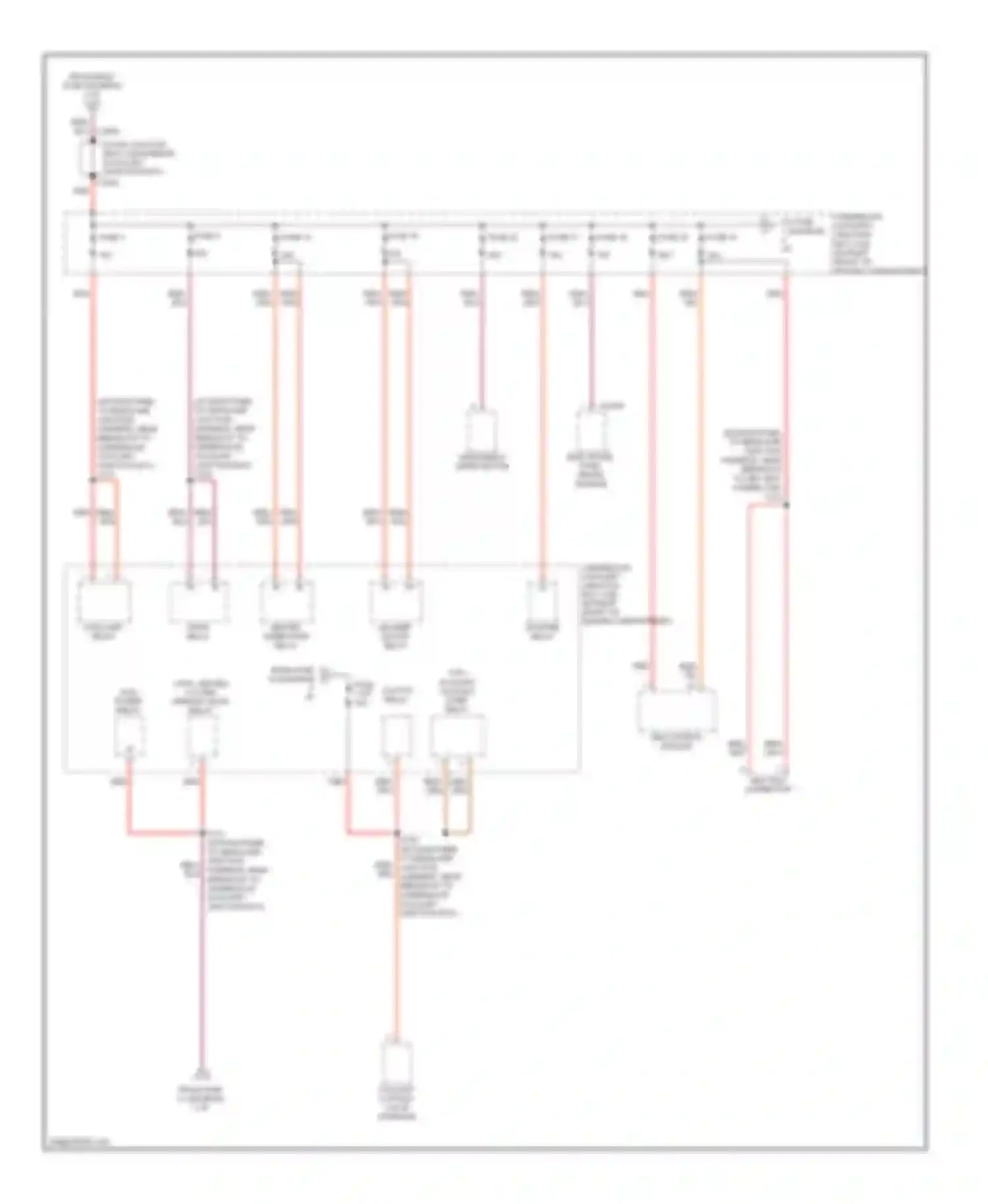 LS Lincoln I facelift (2003-2006): Power distribution circuit (4 of 5)