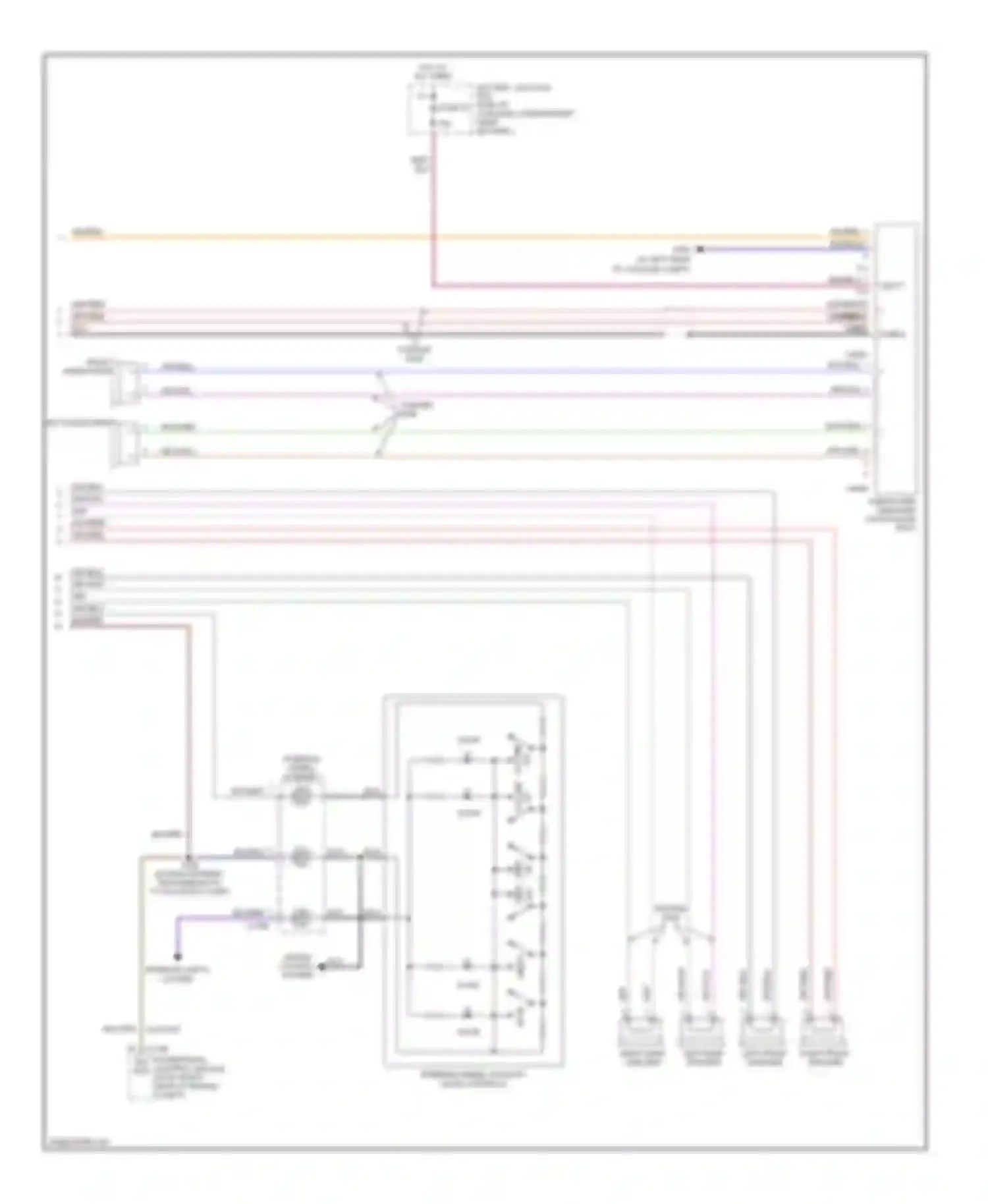LS Lincoln I facelift (2003-2006): Premium sound radio circuit, without navigation (2 of 2)