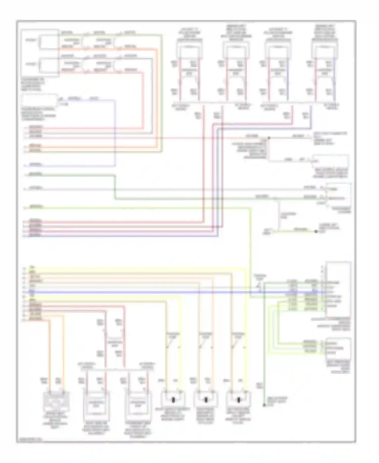 LS Lincoln I facelift (2003-2006): Supplemental restraints circuit (2 of 2)
