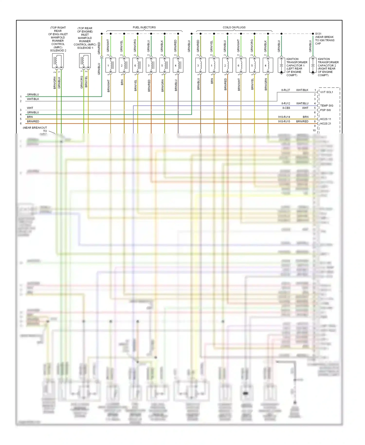 Lincoln LS I facelift (2003-2006) ref volt tps rtn ept ctrl return wiring diagram  (1 of 2)