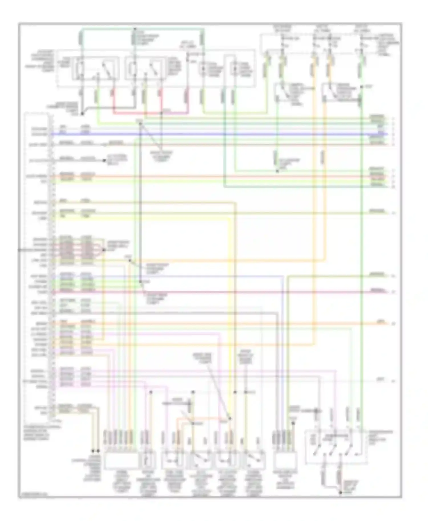 LS Lincoln I (1999-2002): Wiring diagram engine performance 3.0l (1 of 4)
