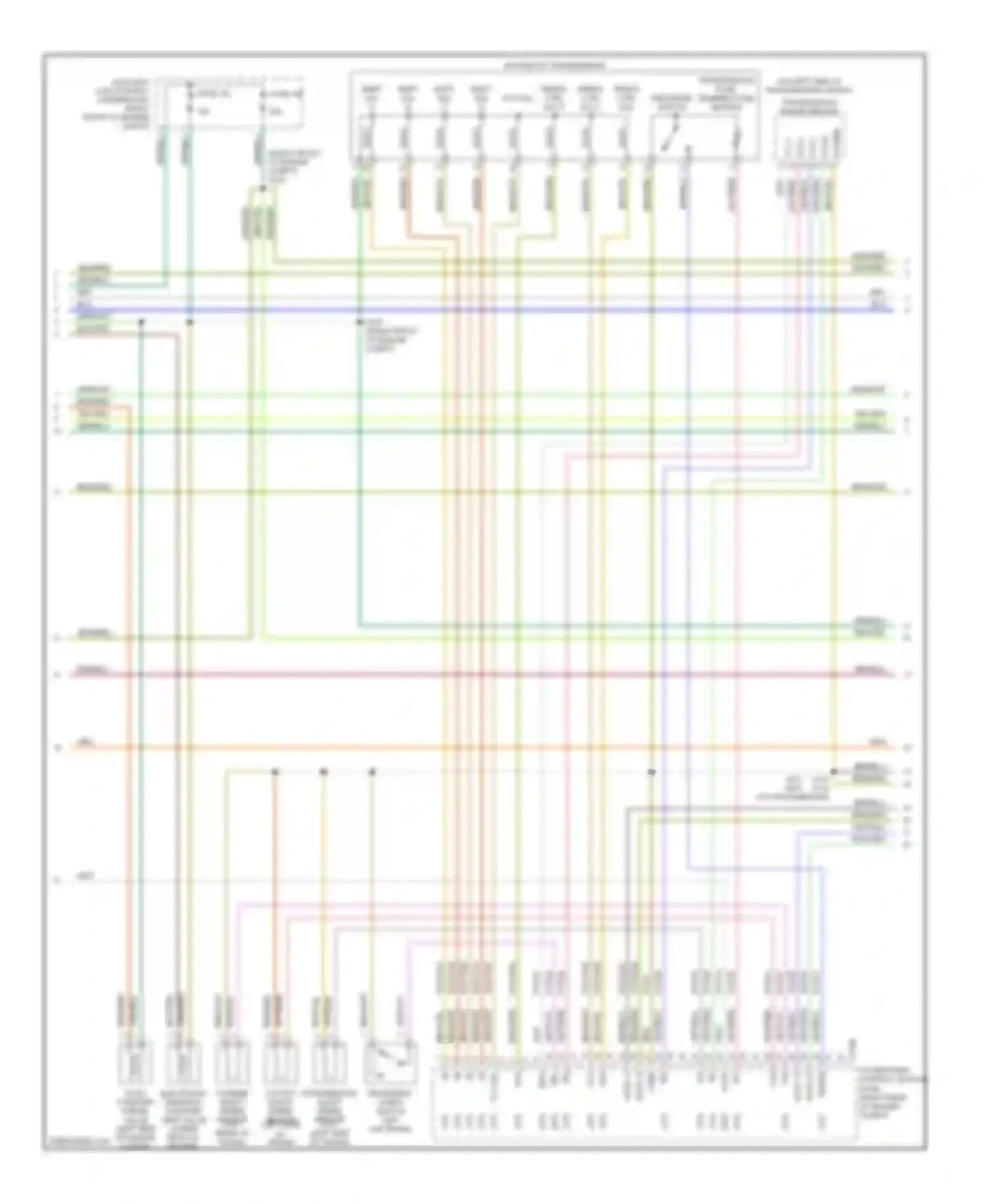 LS Lincoln I (1999-2002): Wiring diagram engine performance 3.0l (2 of 4)