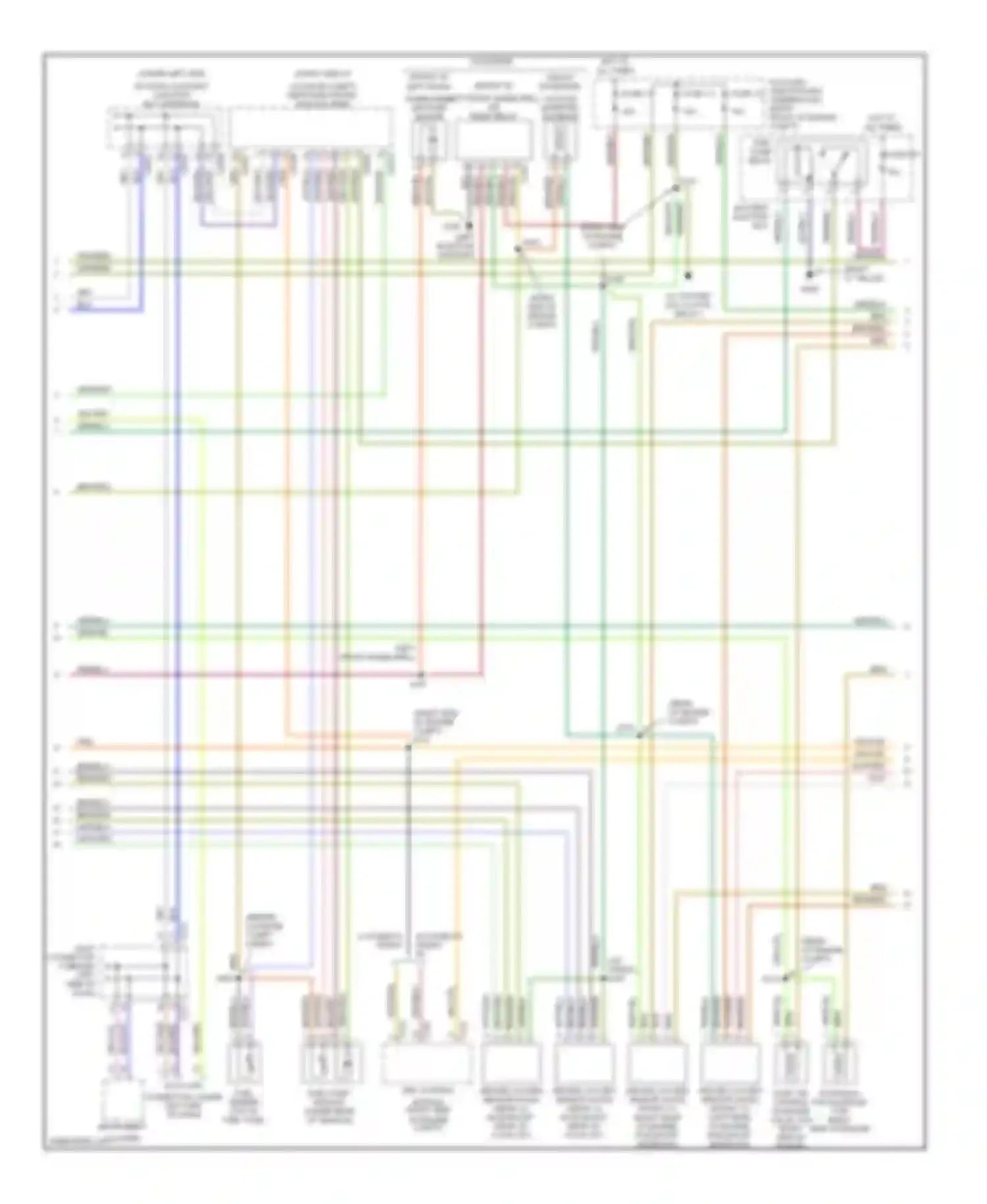LS Lincoln I (1999-2002): Wiring diagram engine performance 3.0l (3 of 4)