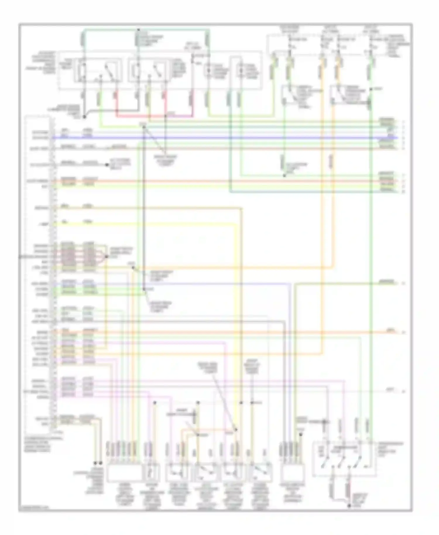 LS Lincoln I (1999-2002): Wiring diagram engine performance 3.9l (1 of 4)