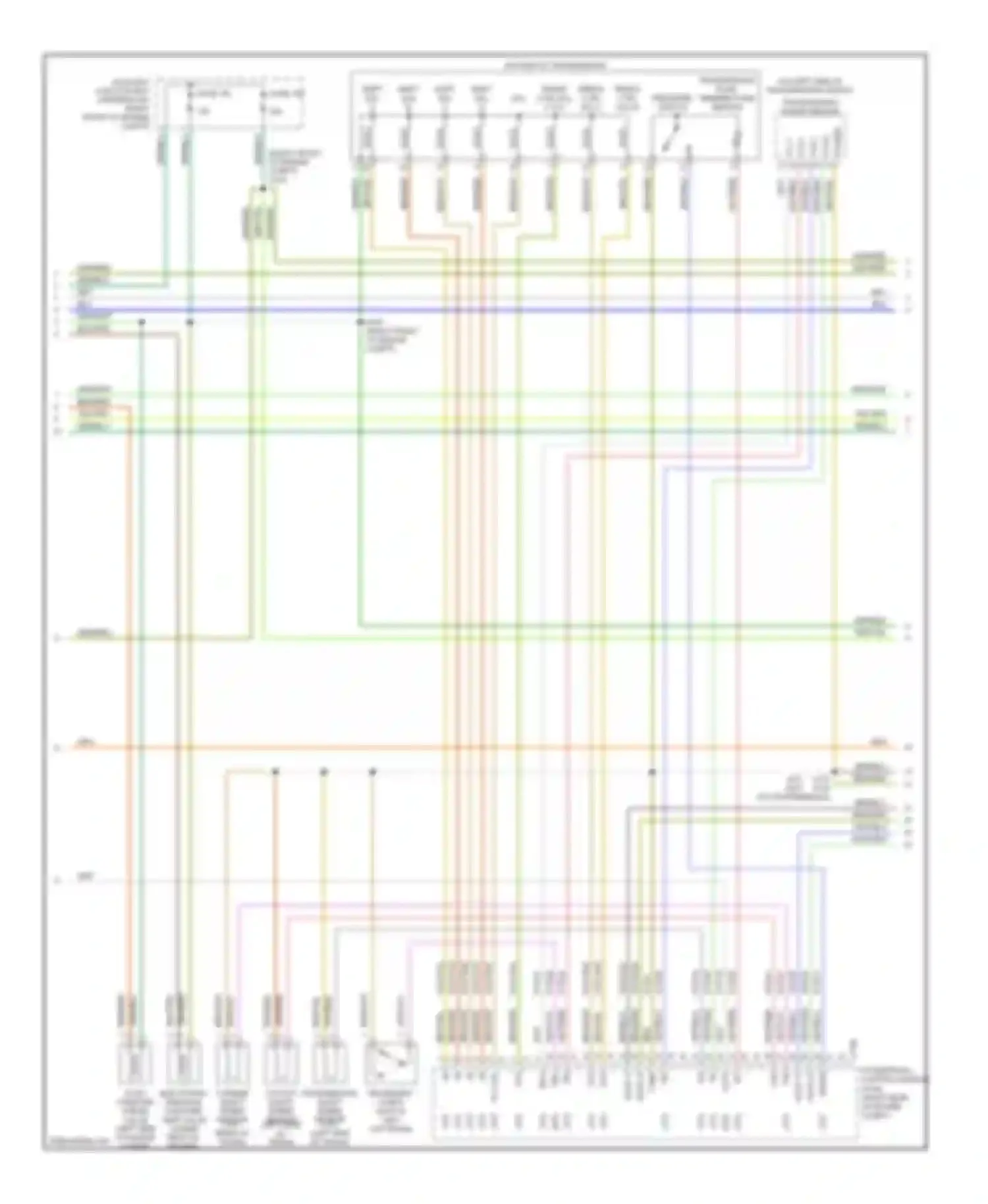 LS Lincoln I (1999-2002): Wiring diagram engine performance 3.9l (2 of 4)
