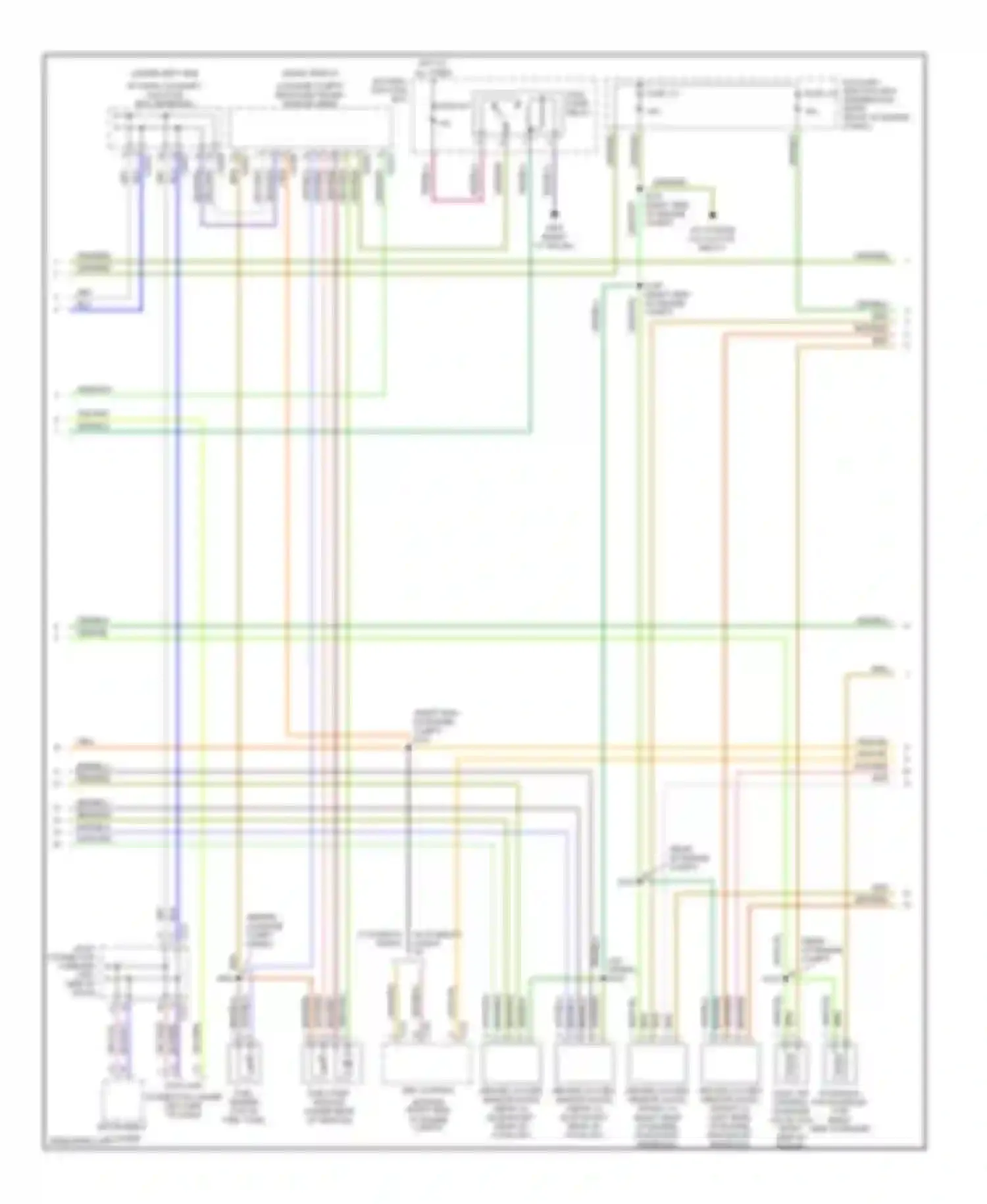 LS Lincoln I (1999-2002): Wiring diagram engine performance 3.9l (3 of 4)