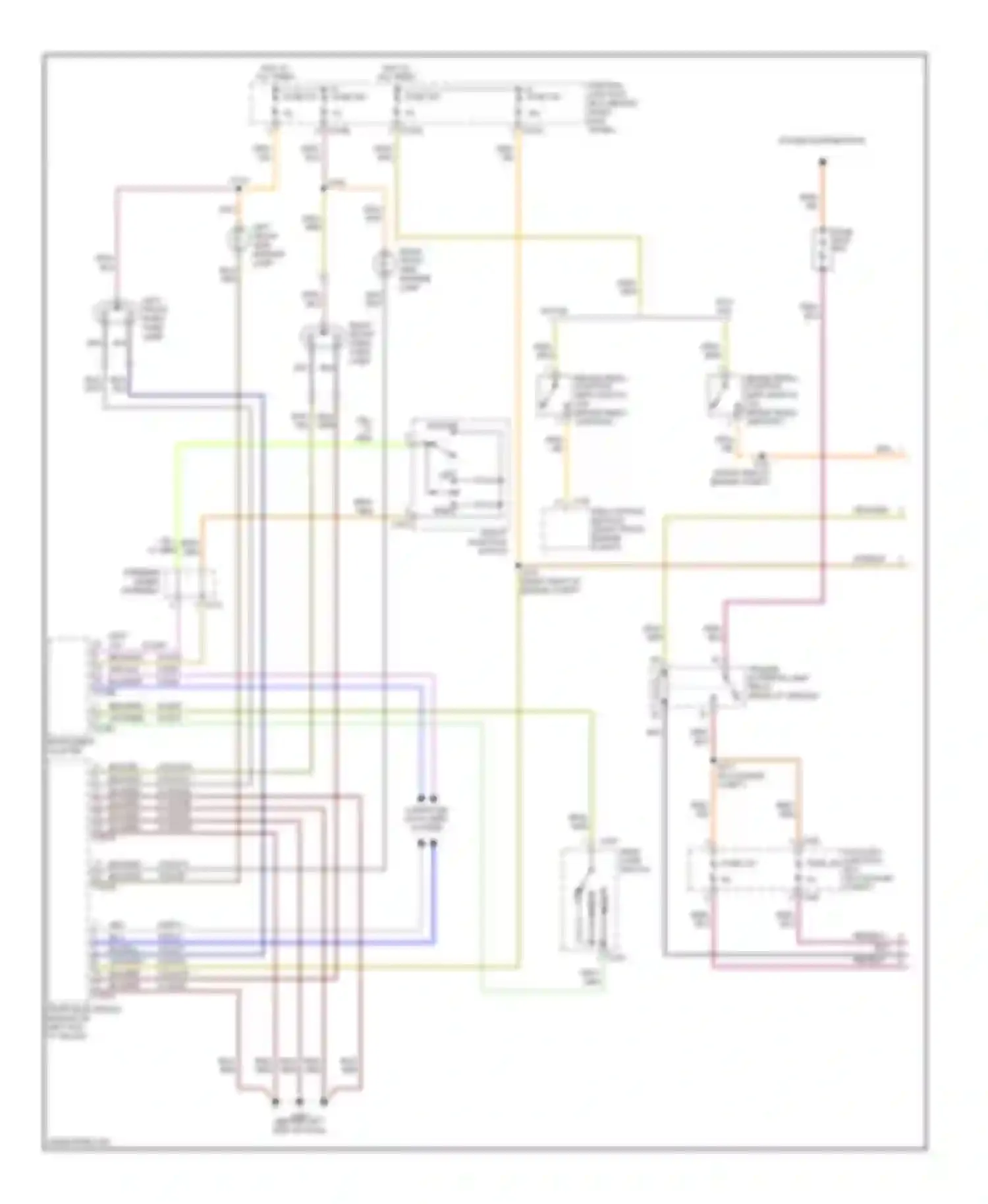 LS Lincoln I (1999-2002): Exterior lamps circuit (1 of 2)