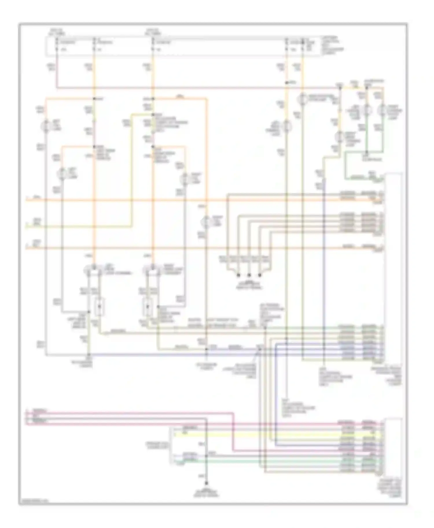 LS Lincoln I (1999-2002): Exterior lamps circuit (2 of 2)