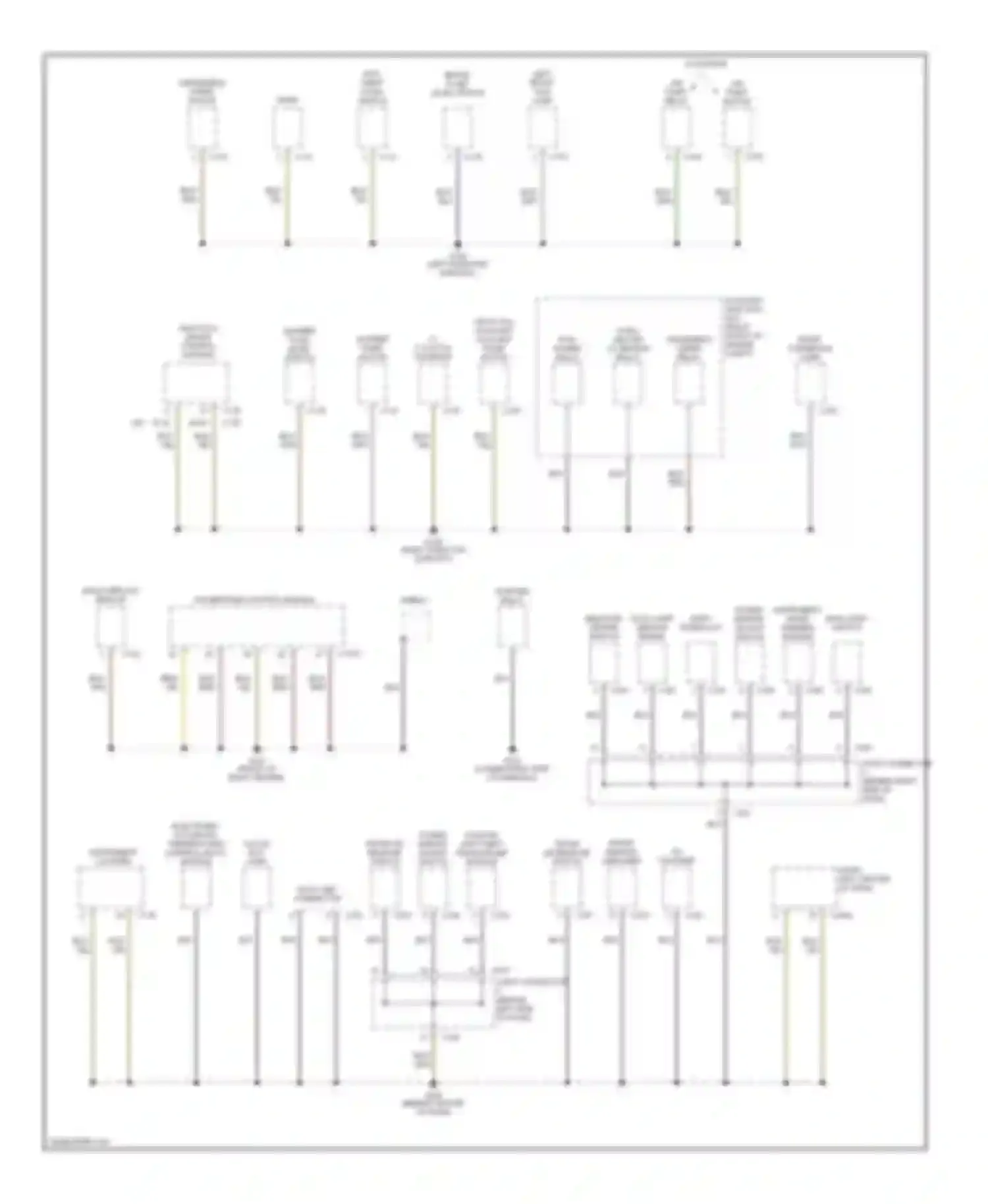 LS Lincoln I (1999-2002): Ground distribution circuit (1 of 3)