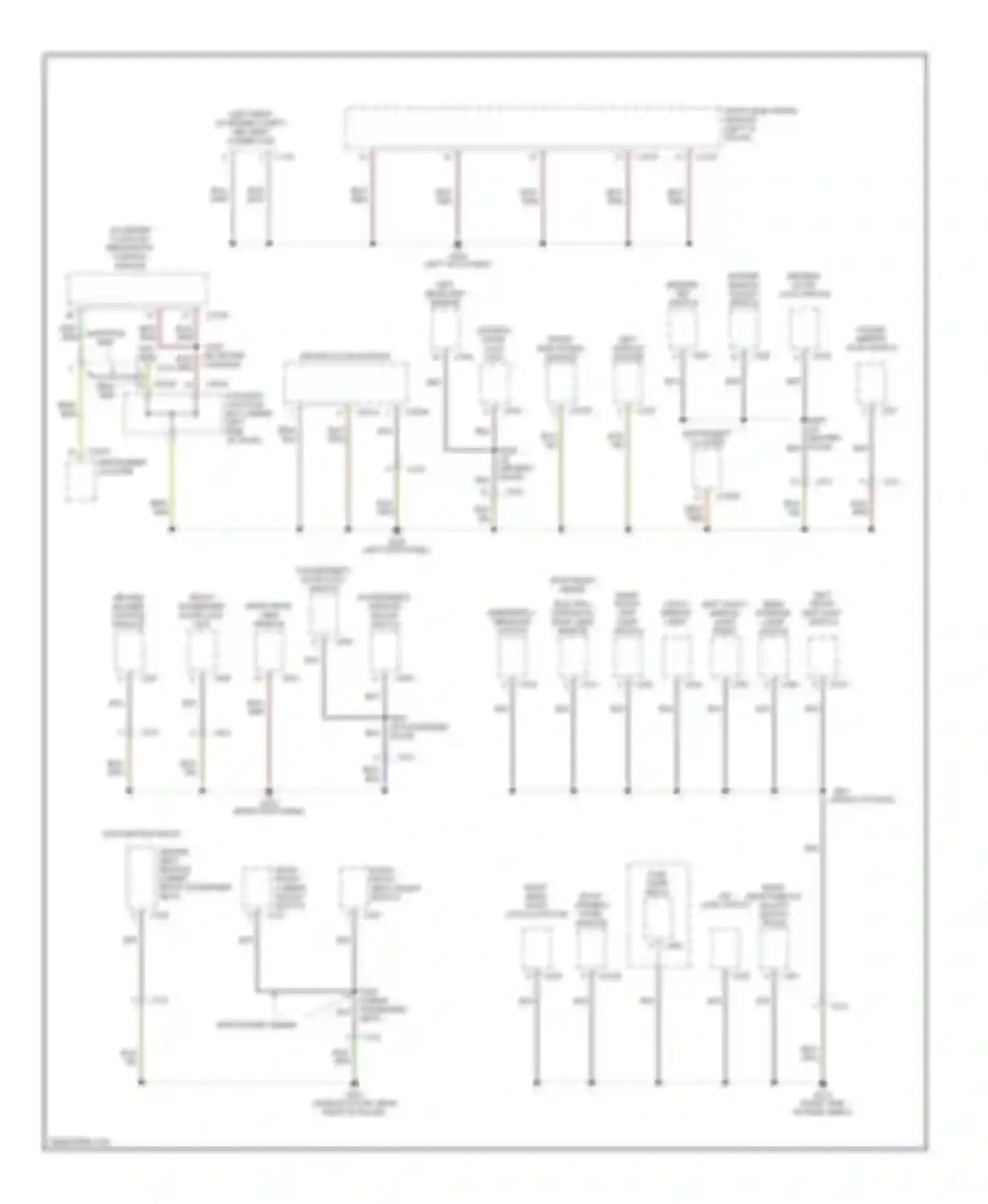 LS Lincoln I (1999-2002): Ground distribution circuit (2 of 3)