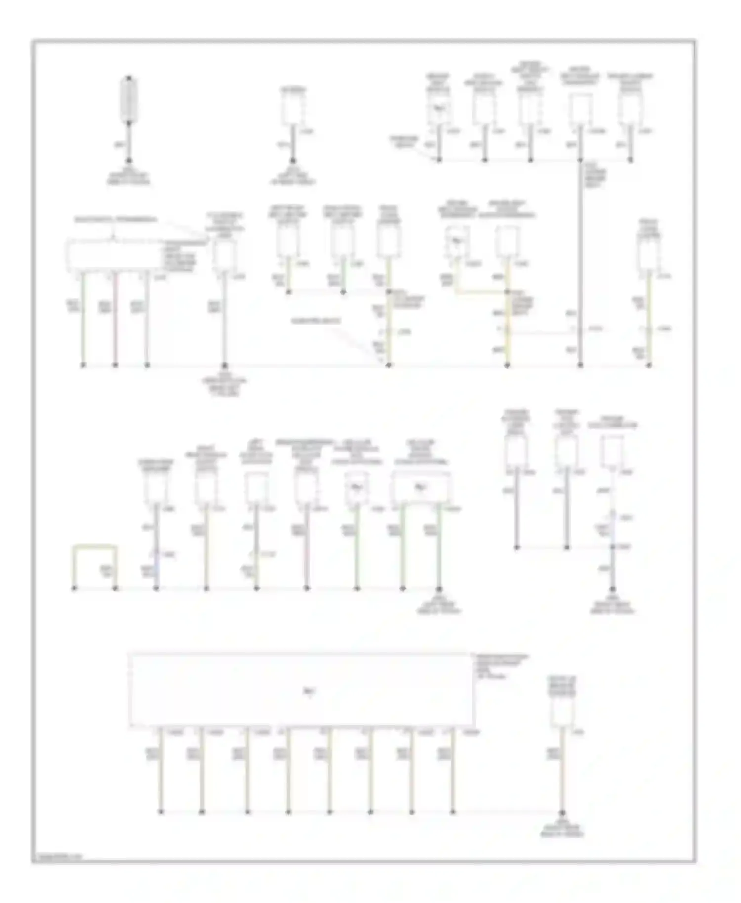 LS Lincoln I (1999-2002): Ground distribution circuit (3 of 3)