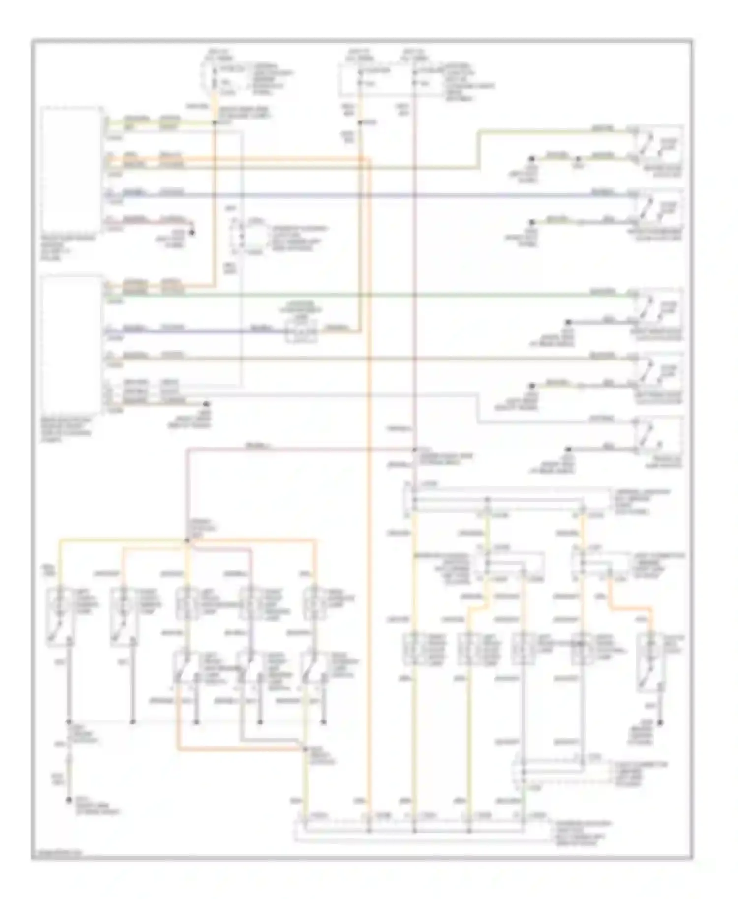 LS Lincoln I (1999-2002): Courtesy lamps circuit