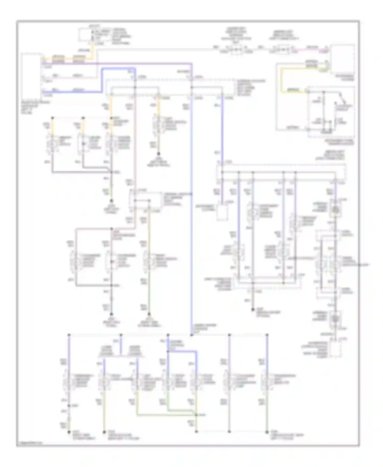 LS Lincoln I (1999-2002): Instrument illumination circuit