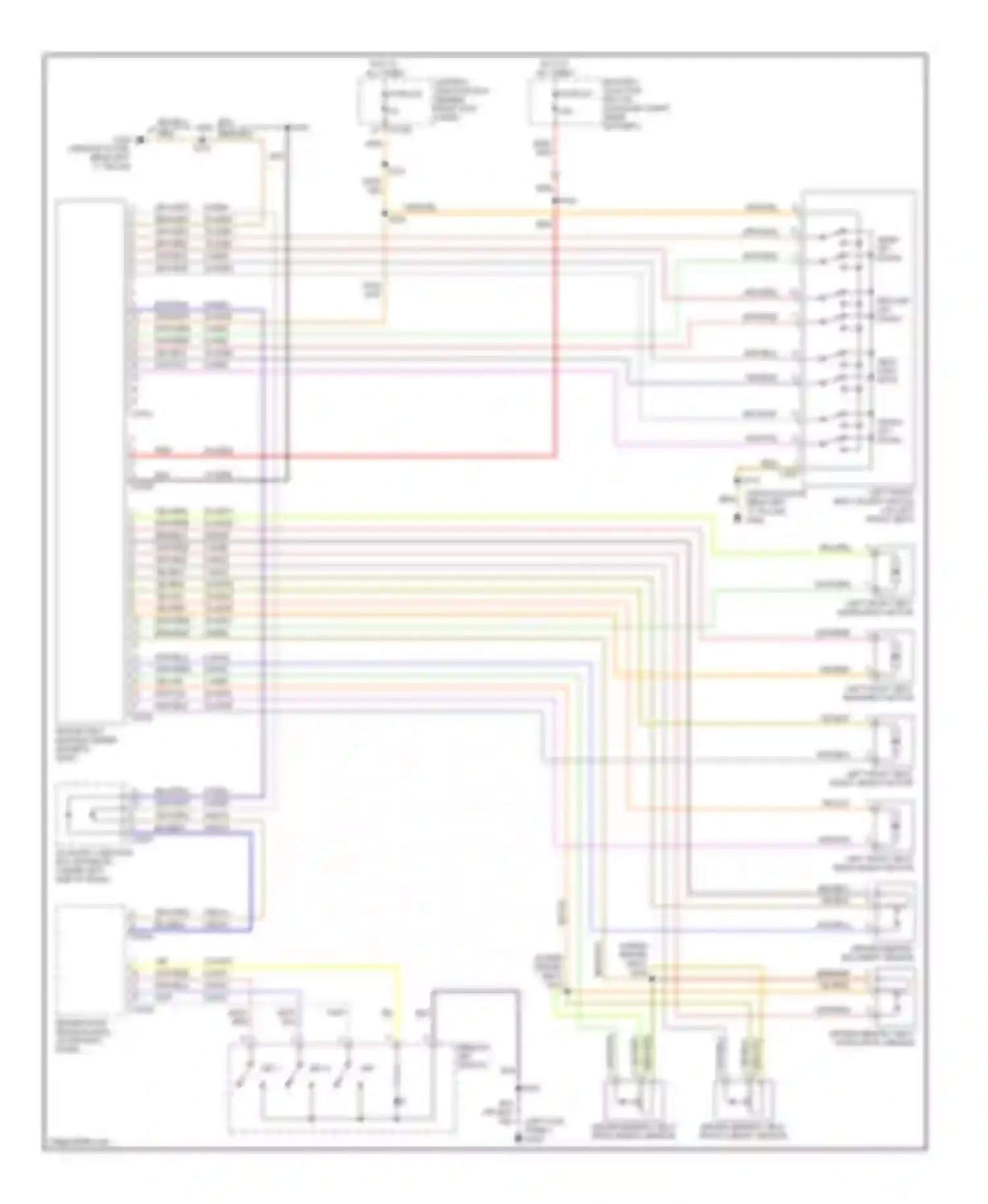 LS Lincoln I (1999-2002): Memory seat circuit