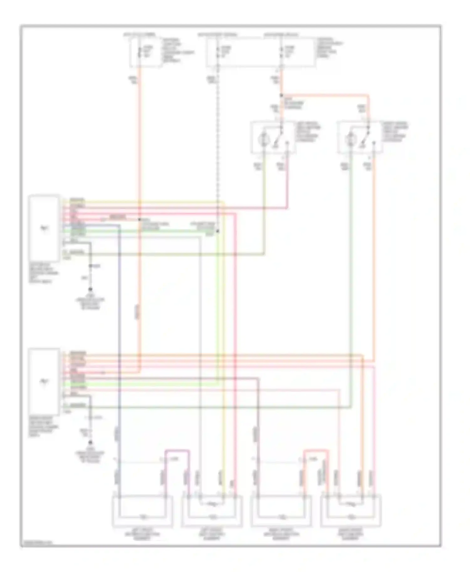 LS Lincoln I (1999-2002): Heated seats circuit