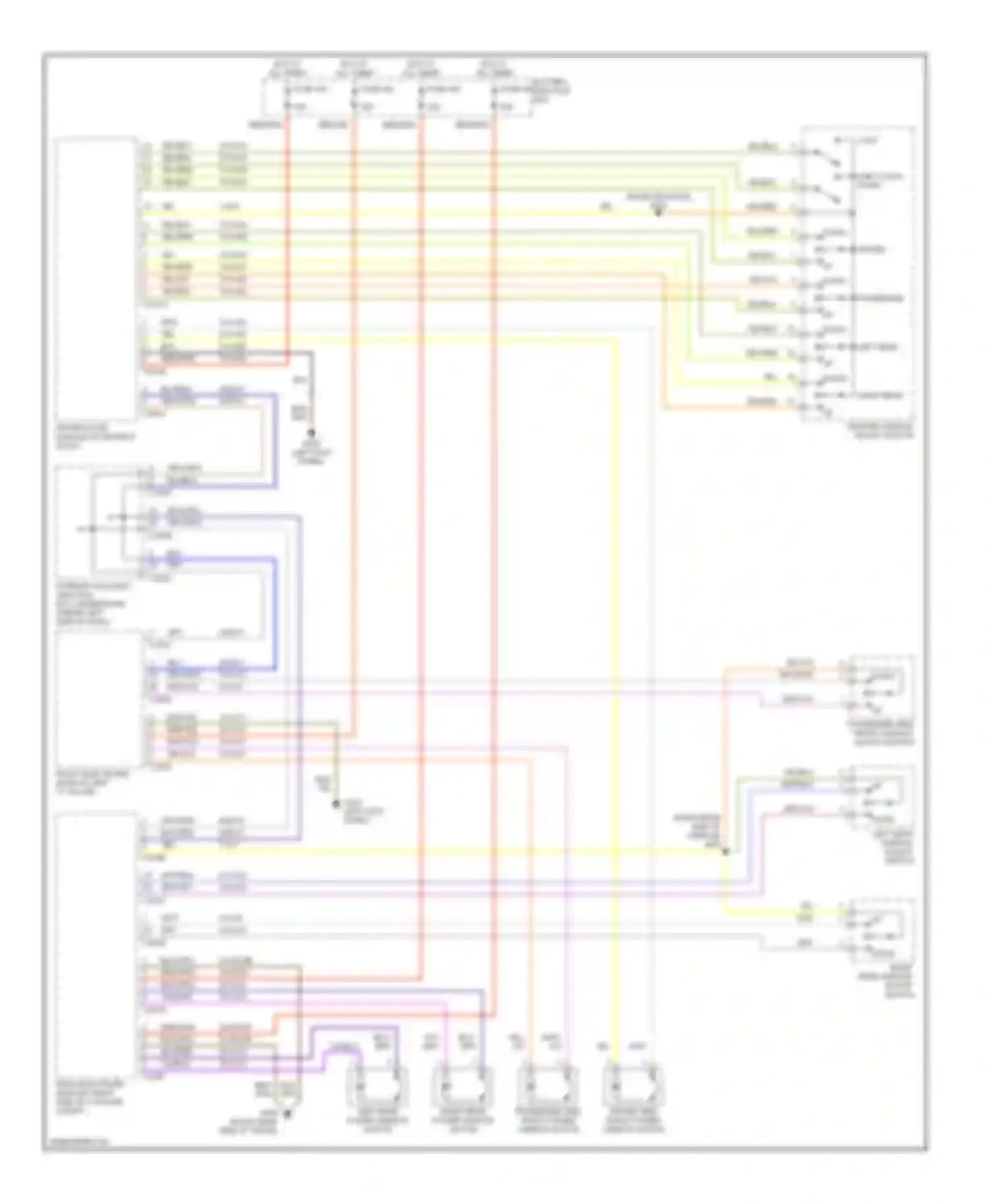 LS Lincoln I (1999-2002): Power windows circuit