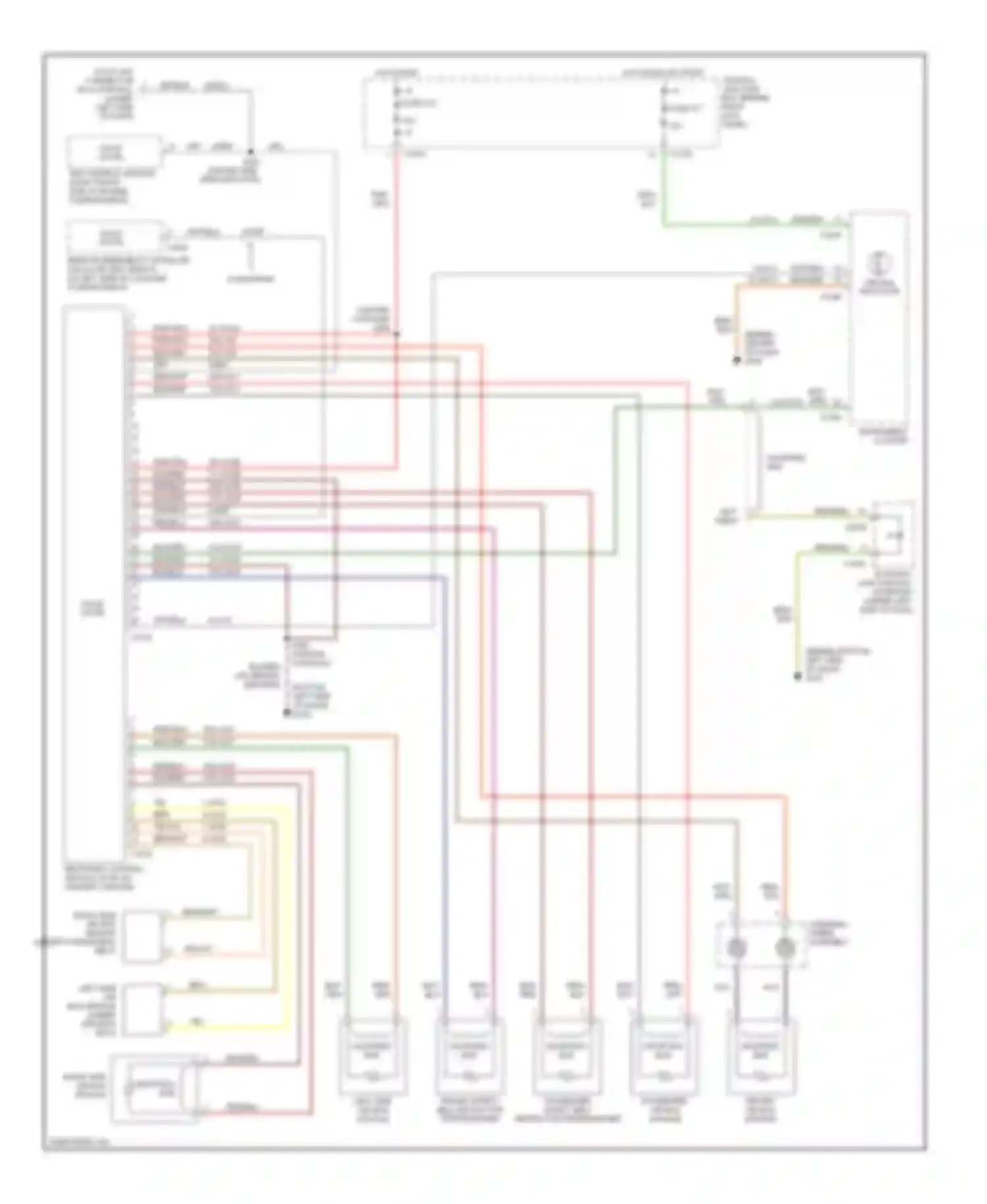 LS Lincoln I (1999-2002): Supplemental restraints circuit