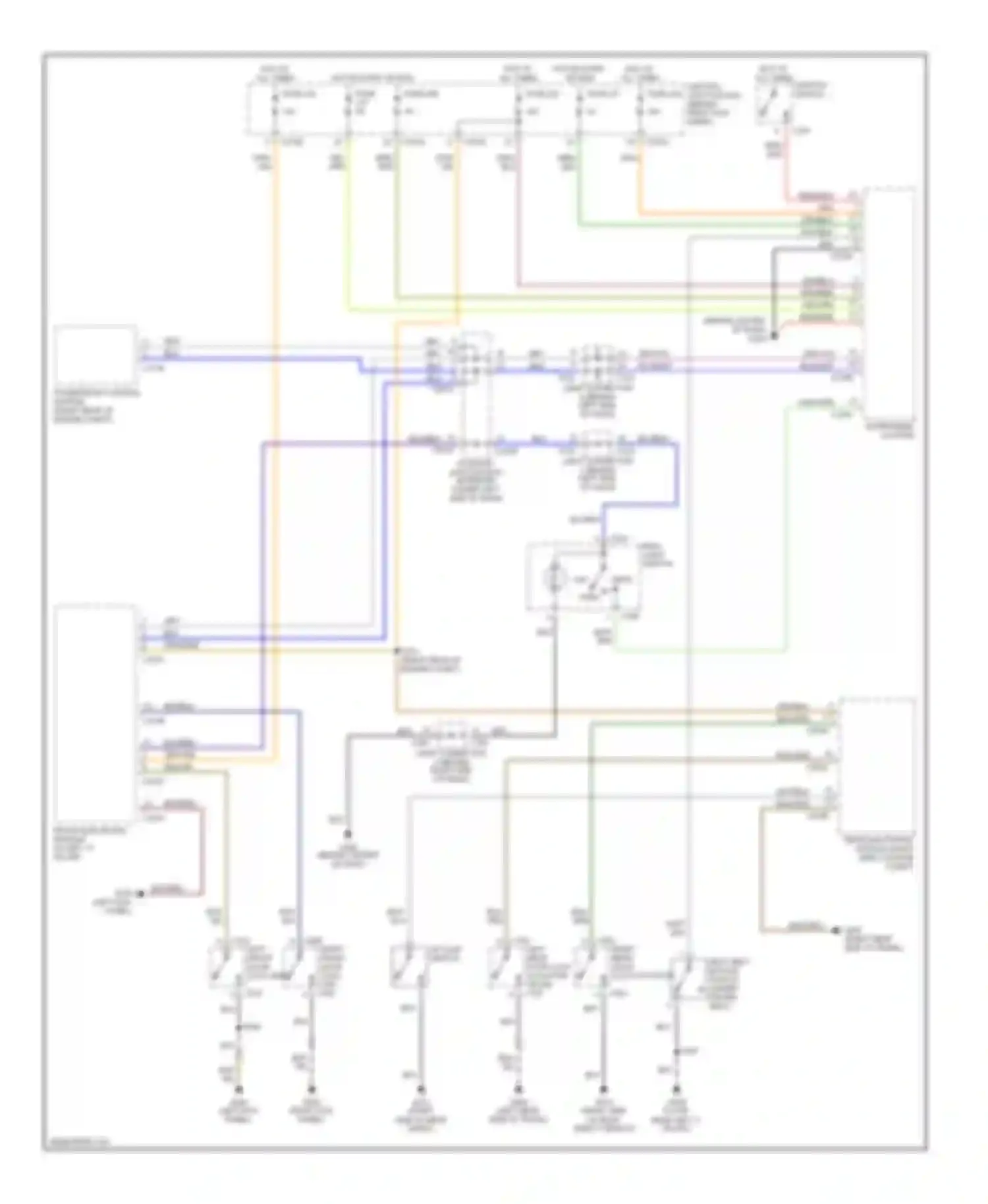 LS Lincoln I (1999-2002): Warning systems circuit