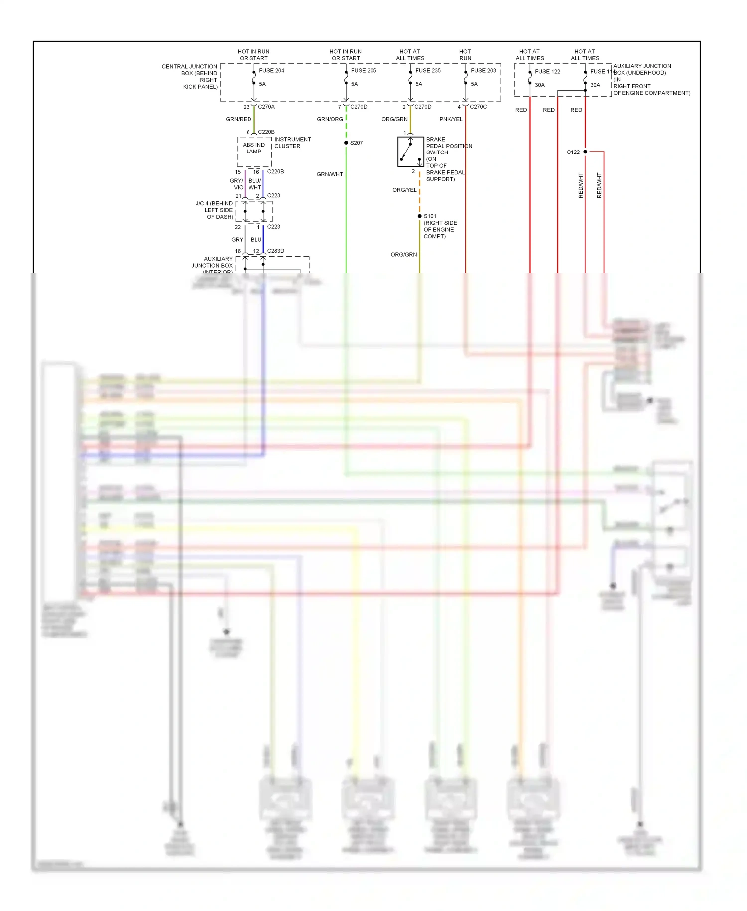 Lincoln LS I (1999-2002) computer data lines system wiring diagram  (1 of 8)