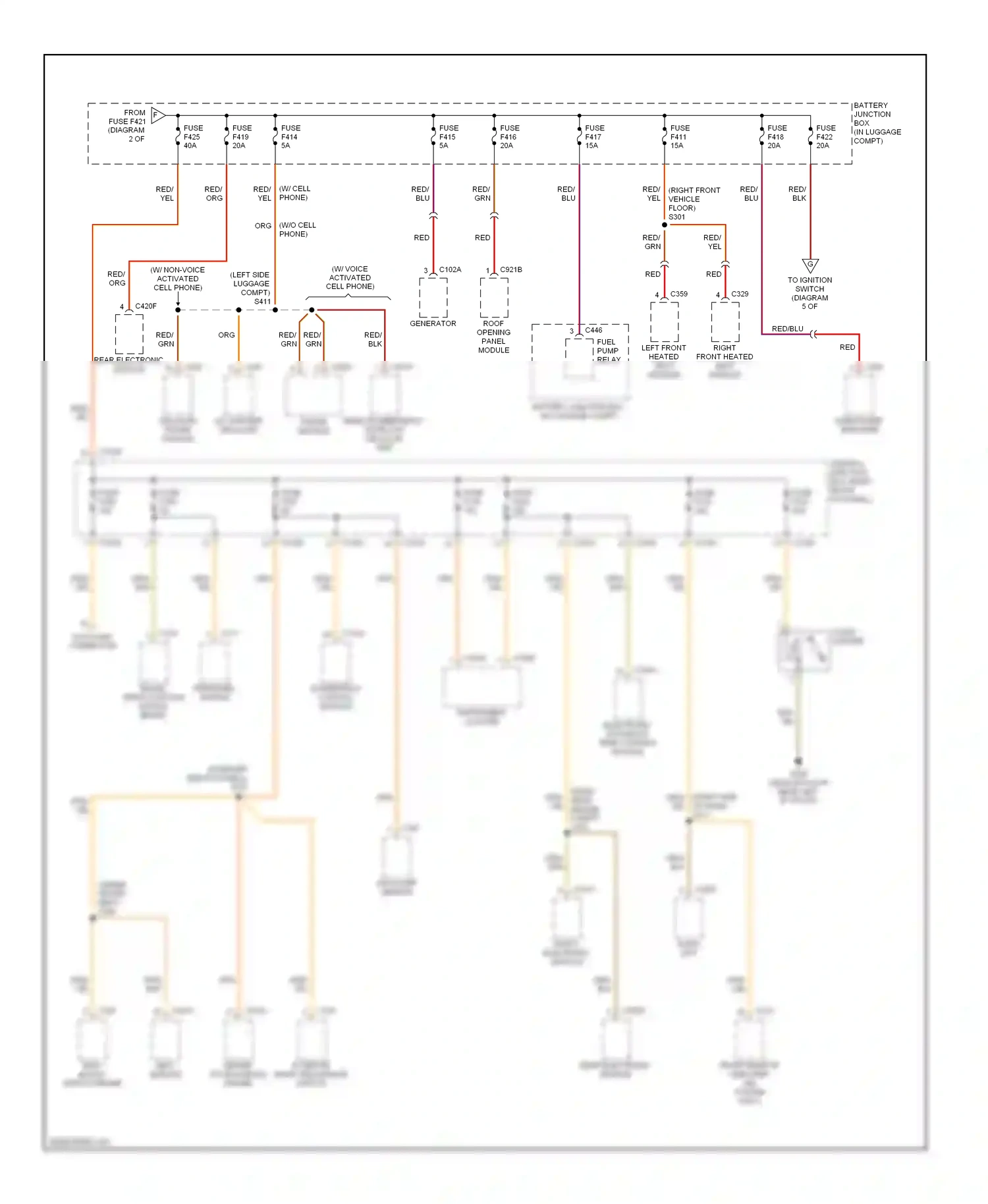 Lincoln LS I (1999-2002) electronic automatic temp control module wiring diagram  (1 of 1)
