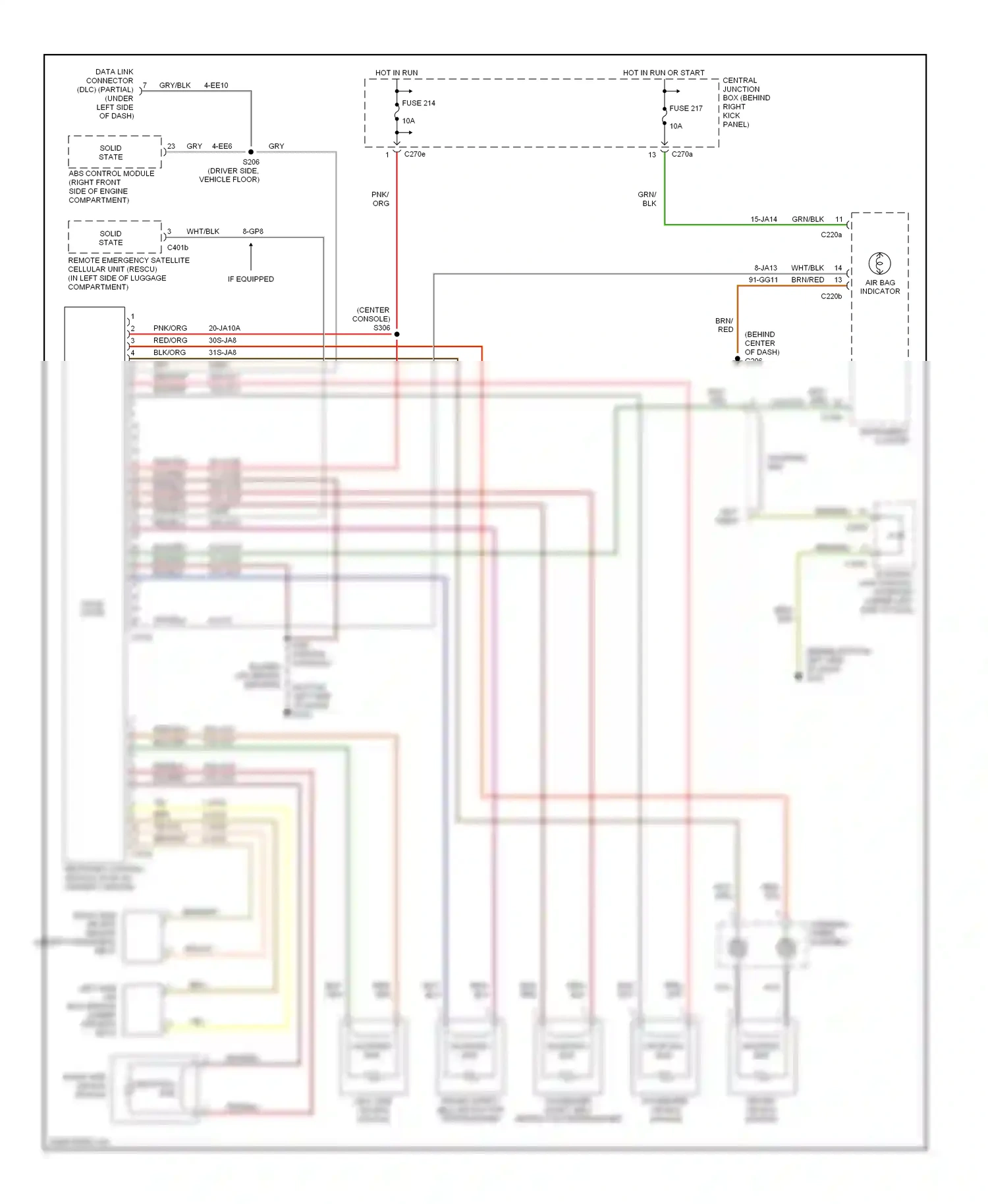 Lincoln LS I (1999-2002) solid state wiring diagram  (3 of 3)