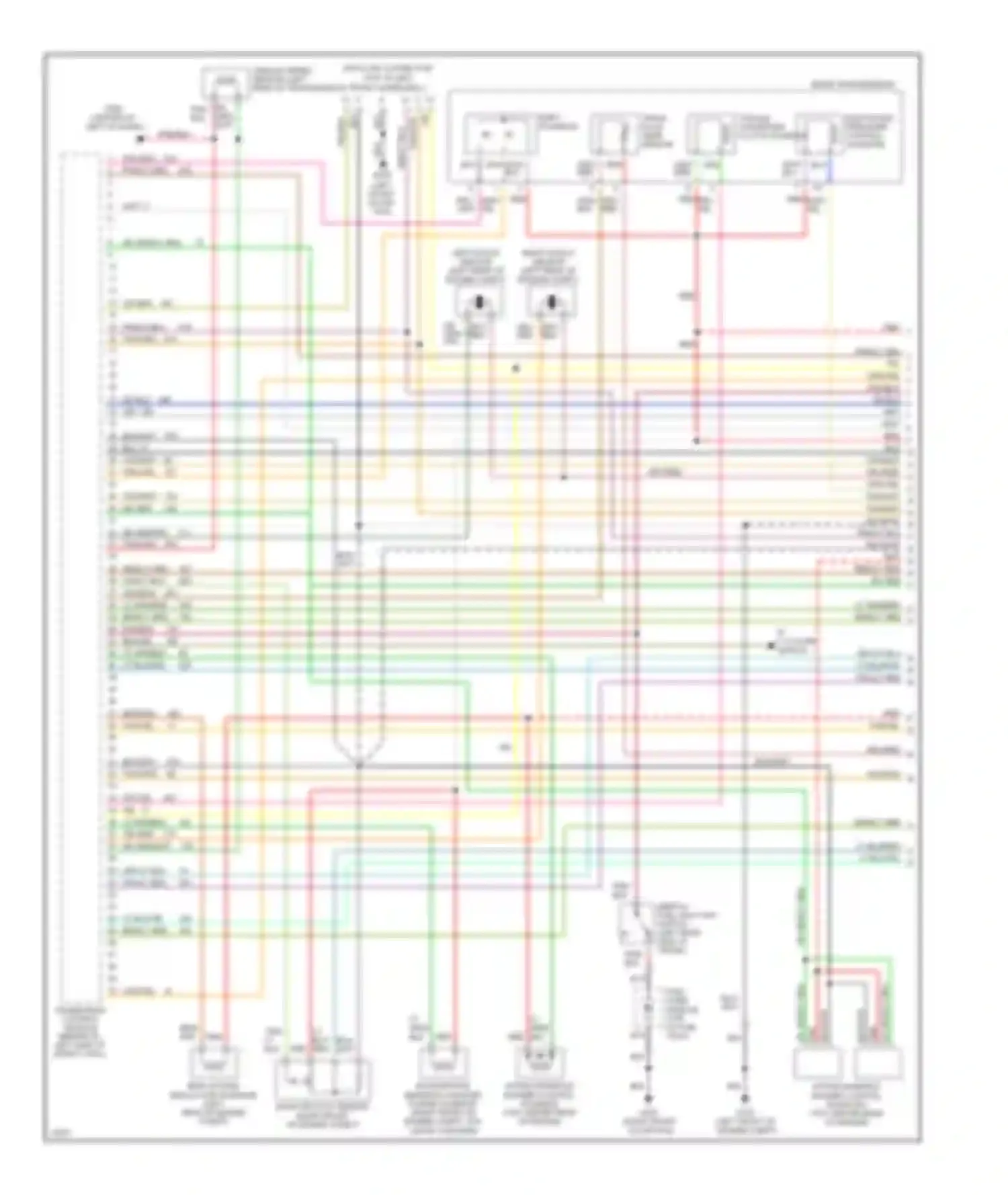 Mark Lincoln I (1992-1998): Wiring diagram engine performance 4.6ls (1 of 3)