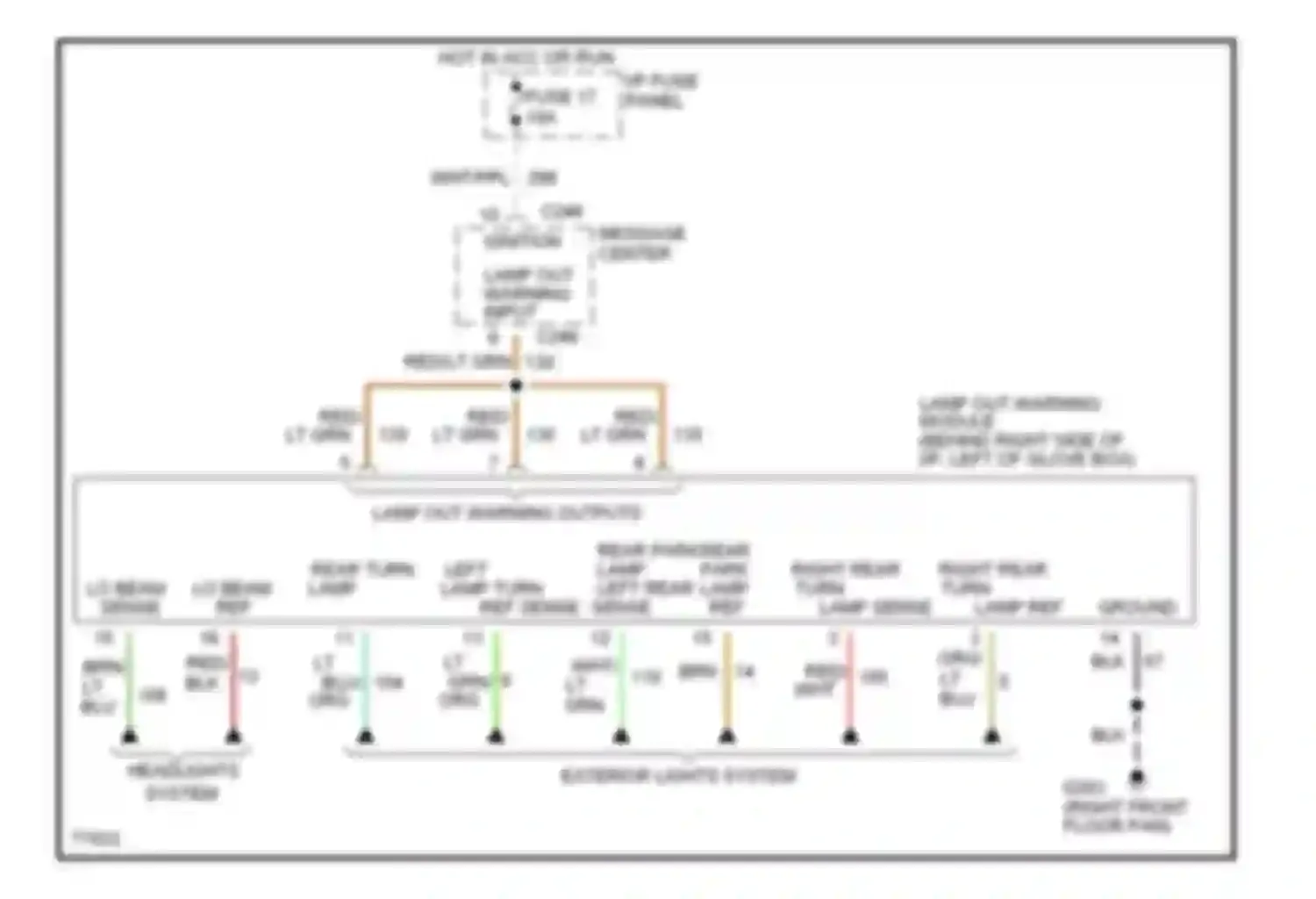 Mark Lincoln I (1992-1998): Lamp monitor circuit