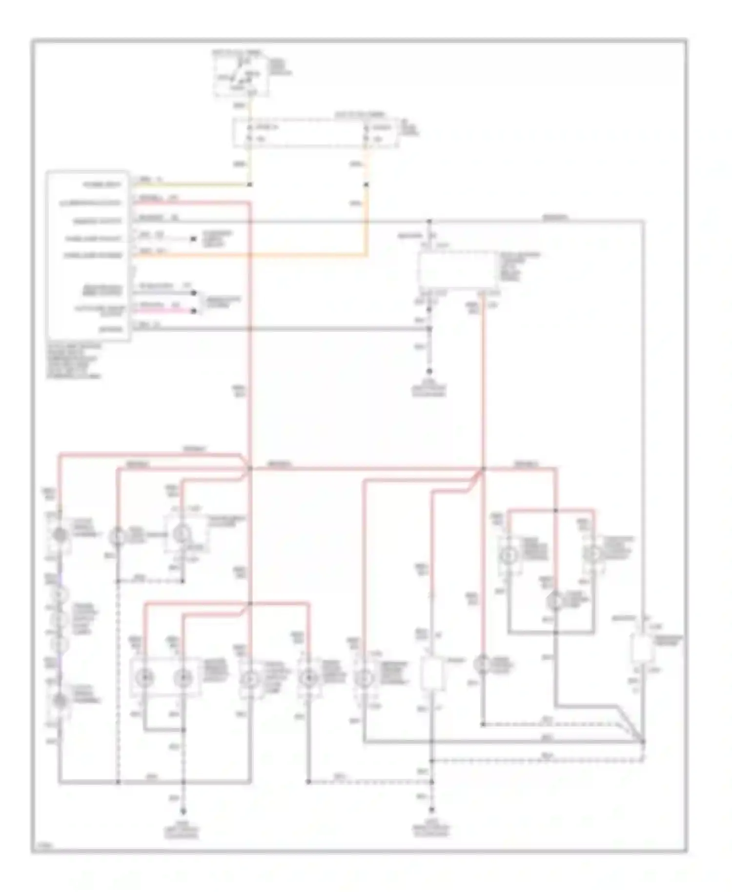 Mark Lincoln I (1992-1998): Instrument illumination circuit