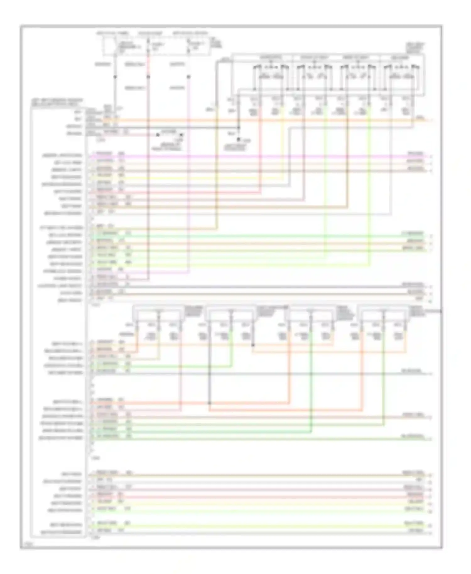 Mark Lincoln I (1992-1998): Memory seat circuit (1 of 3)