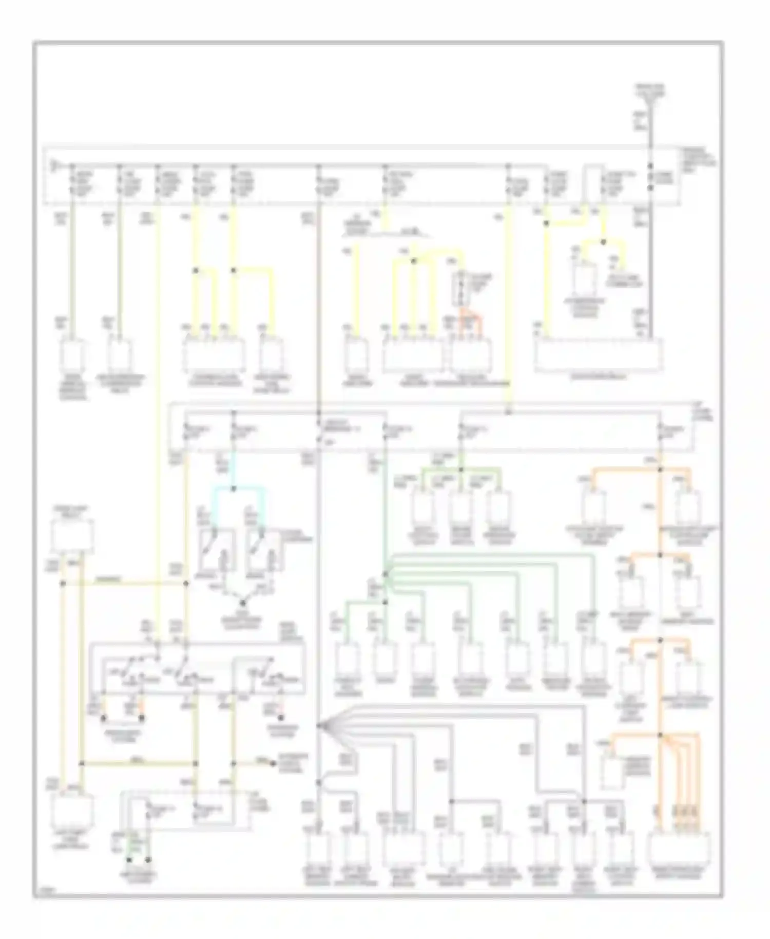 Mark Lincoln I (1992-1998): Power distribution circuit (2 of 3)