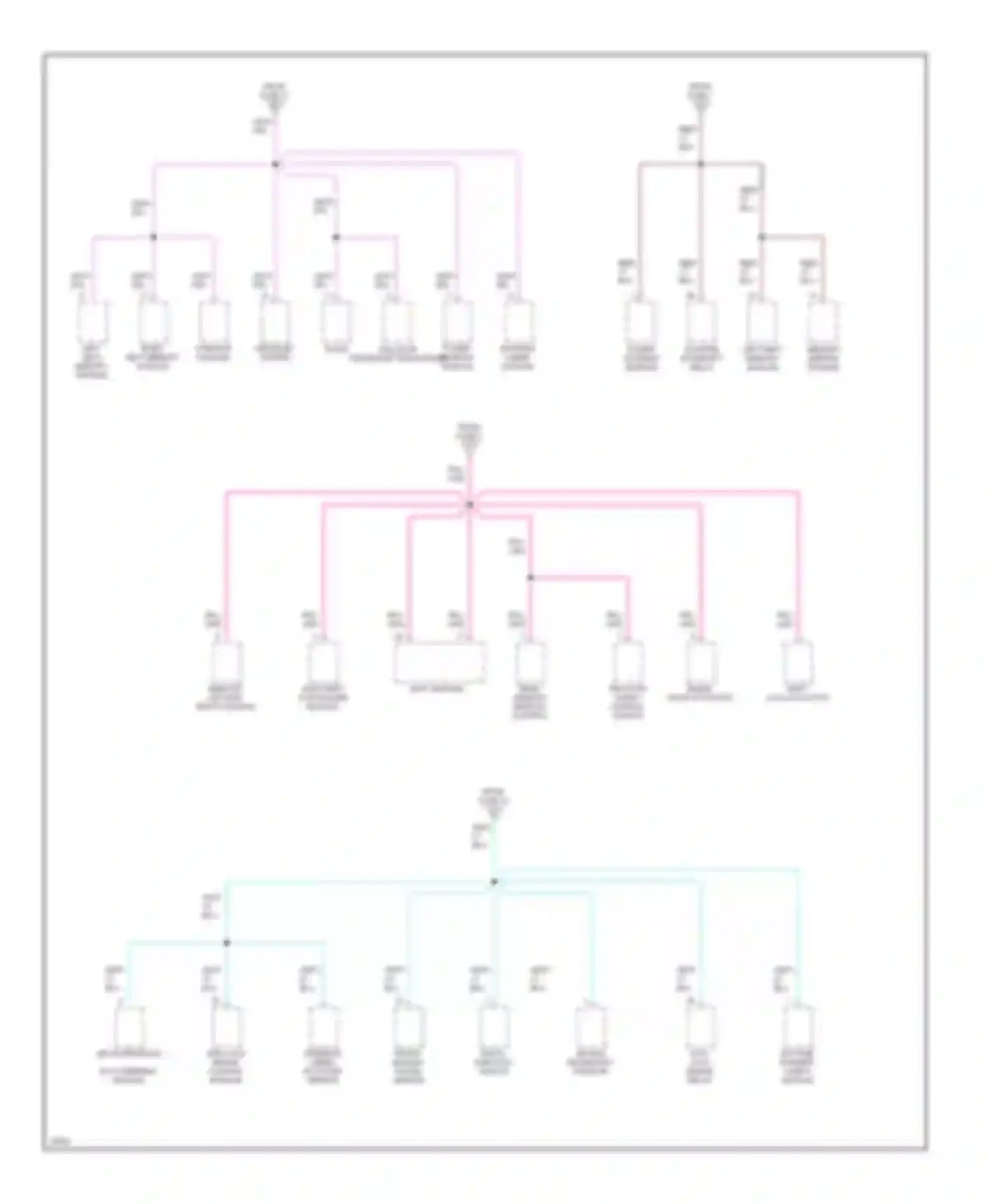 Mark Lincoln I (1992-1998): Power distribution circuit (3 of 3)