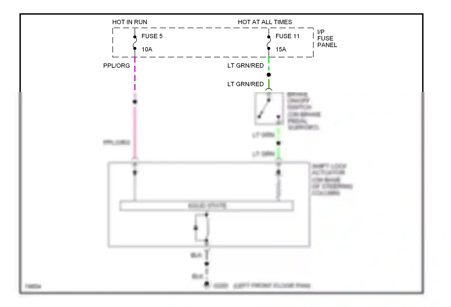 Lincoln Mark I (1992-1998) solid state wiring diagram  (3 of 4)