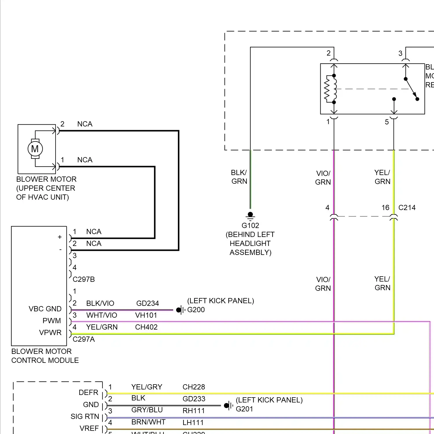 demo - Automatic a/c circuit, w/o trailer tow (1 of 5) Automatic a/c circuit, w/o trailer tow (1 of 5)