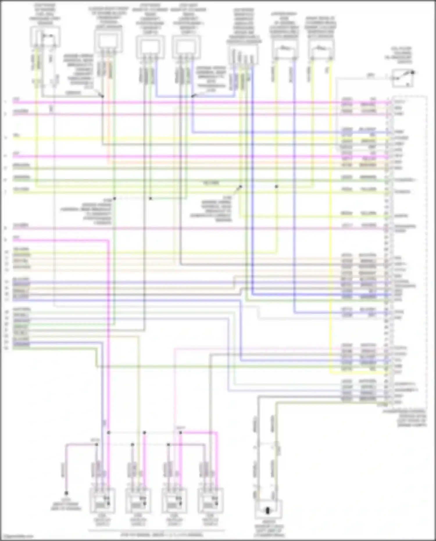 MKC Lincoln I facelift (2018-2019): Wiring diagram engine performance 2.3l turbo (6 of 6)