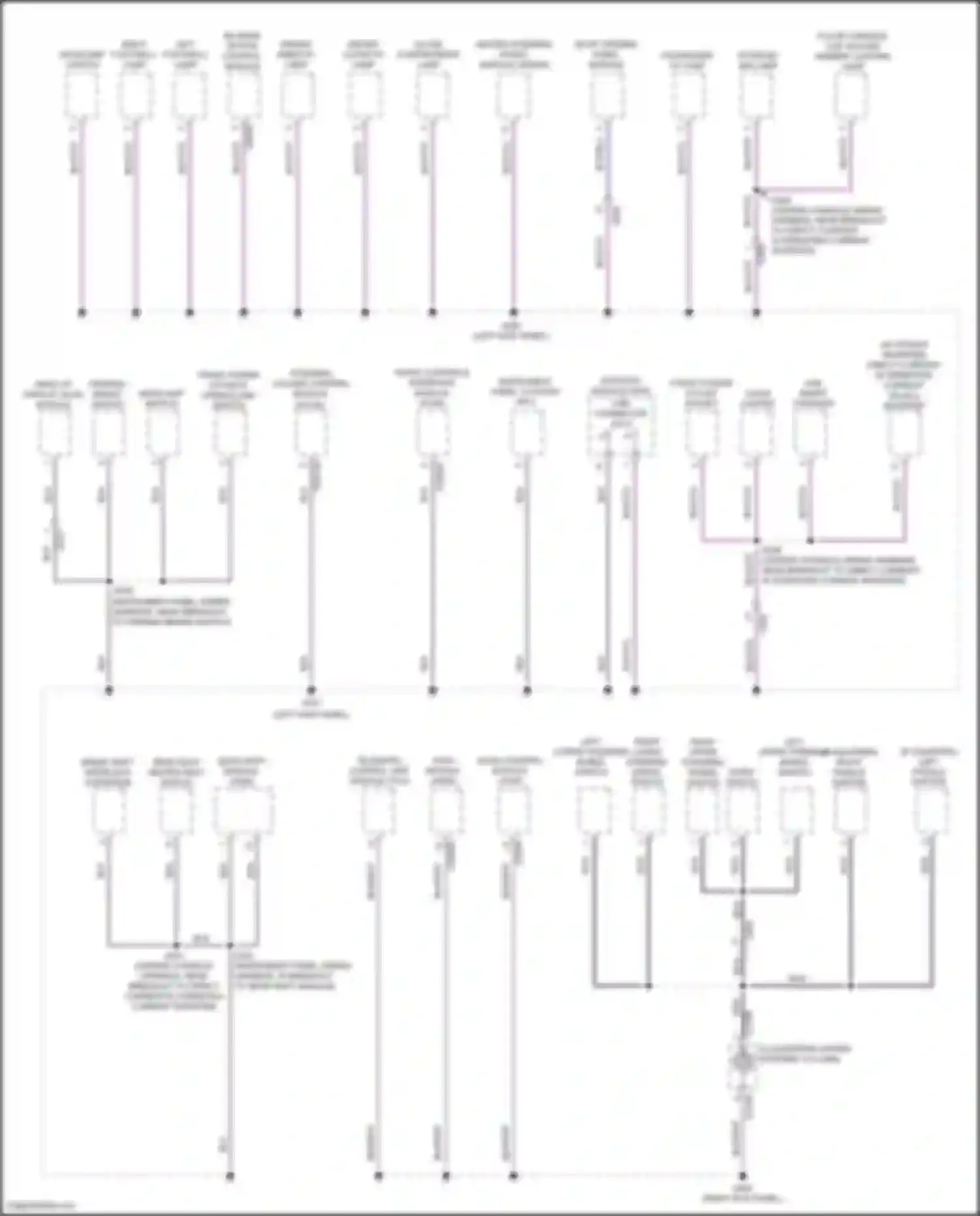 MKC Lincoln I facelift (2018-2019): Ground distribution circuit (2 of 4)