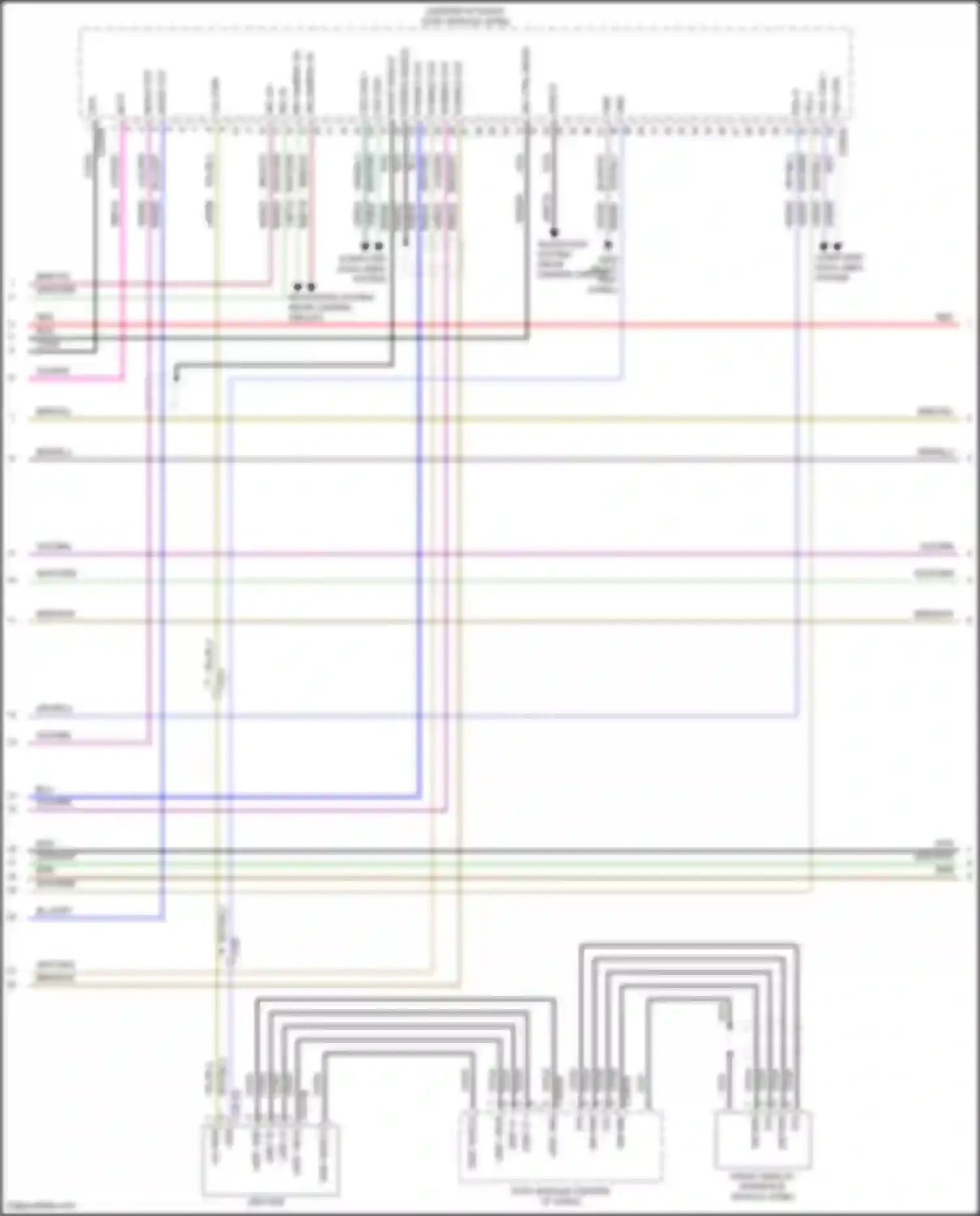 Car Wiring Diagrams for MKC Lincoln I facelift (2018-2019): Radio circuit, w/o thx (2 of 4)