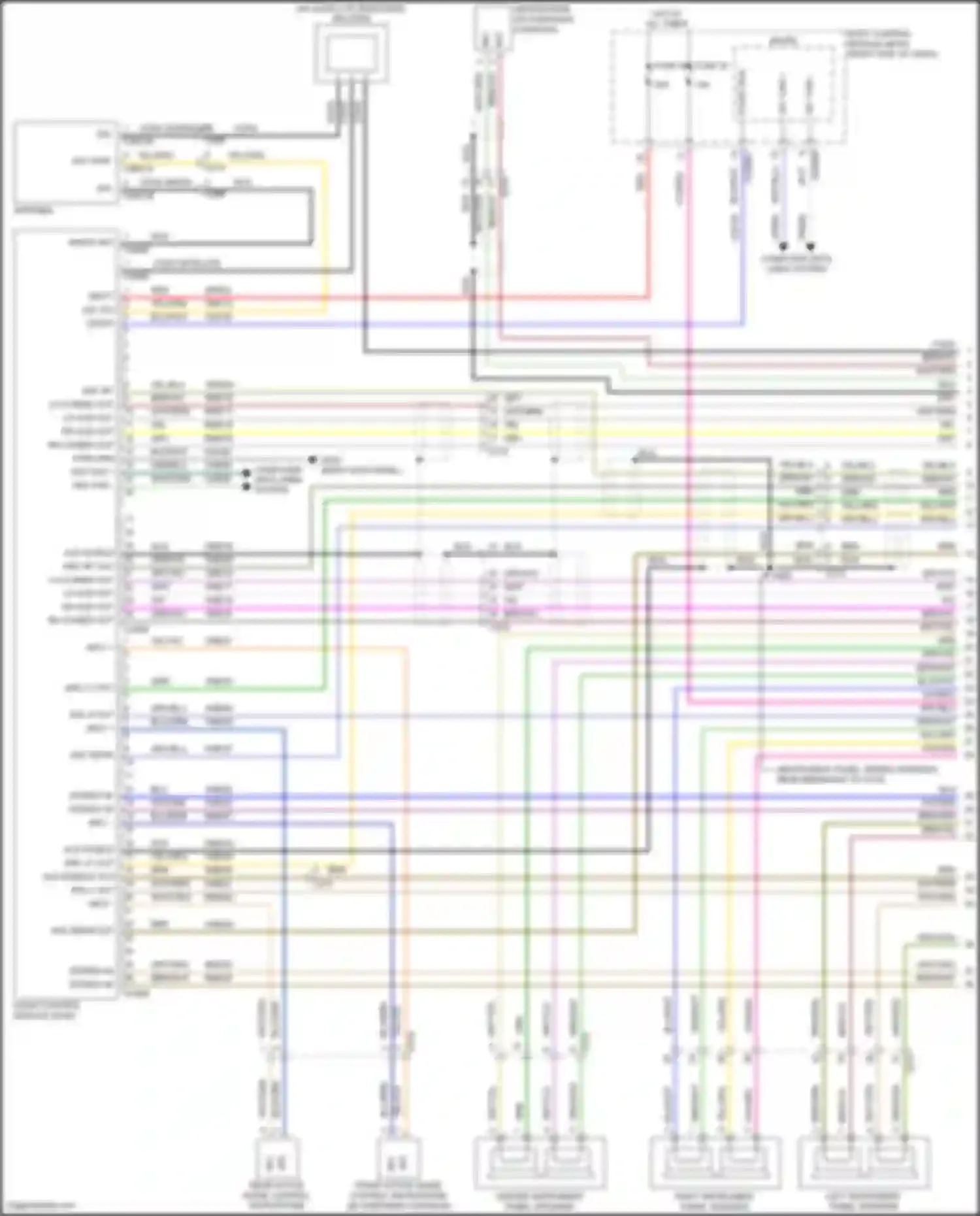 Wiring diagram anc rear - for Lincoln MKC I facelift (2018-2019) (1 of 4)